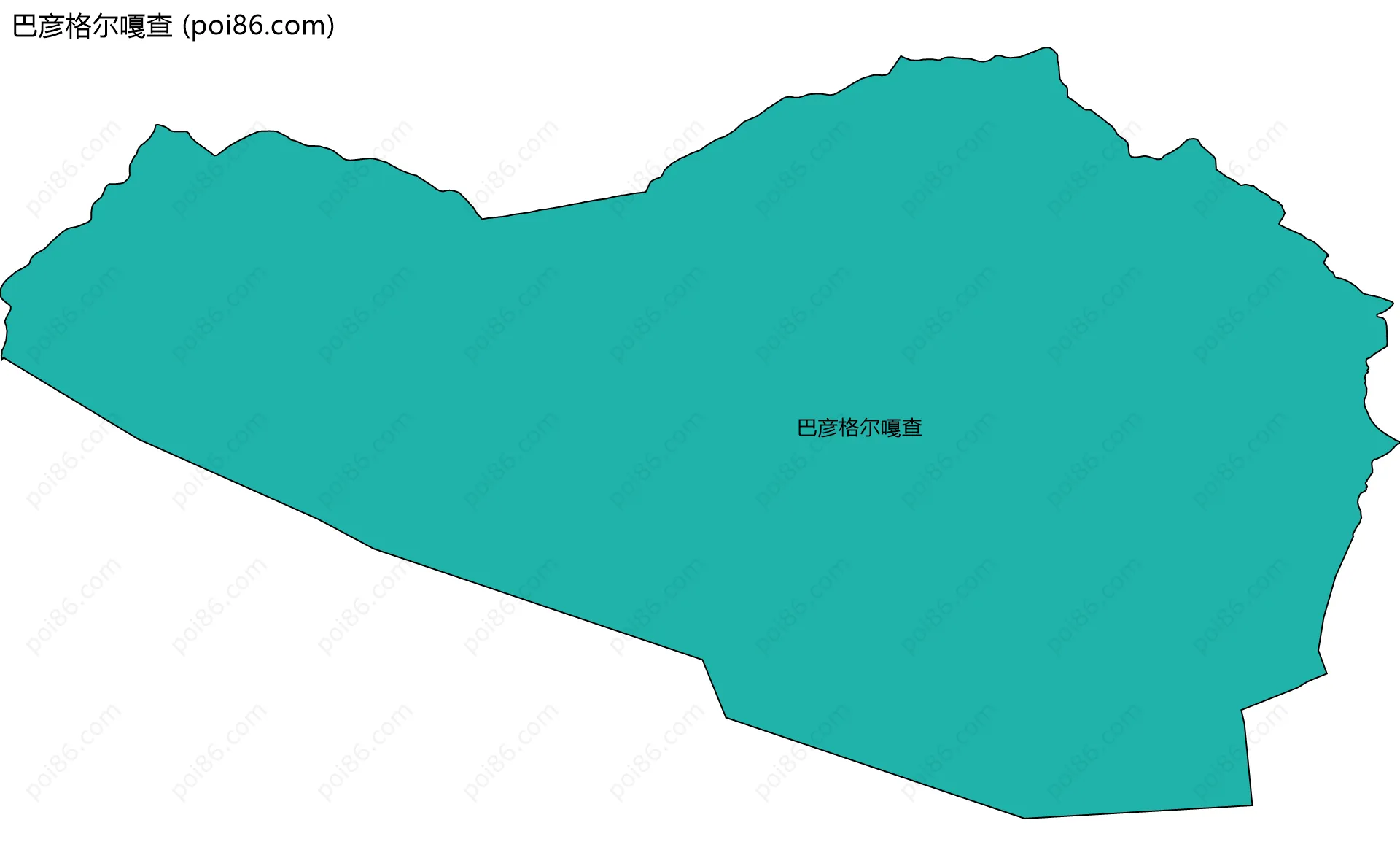 巴彦格尔嘎查边界地图
