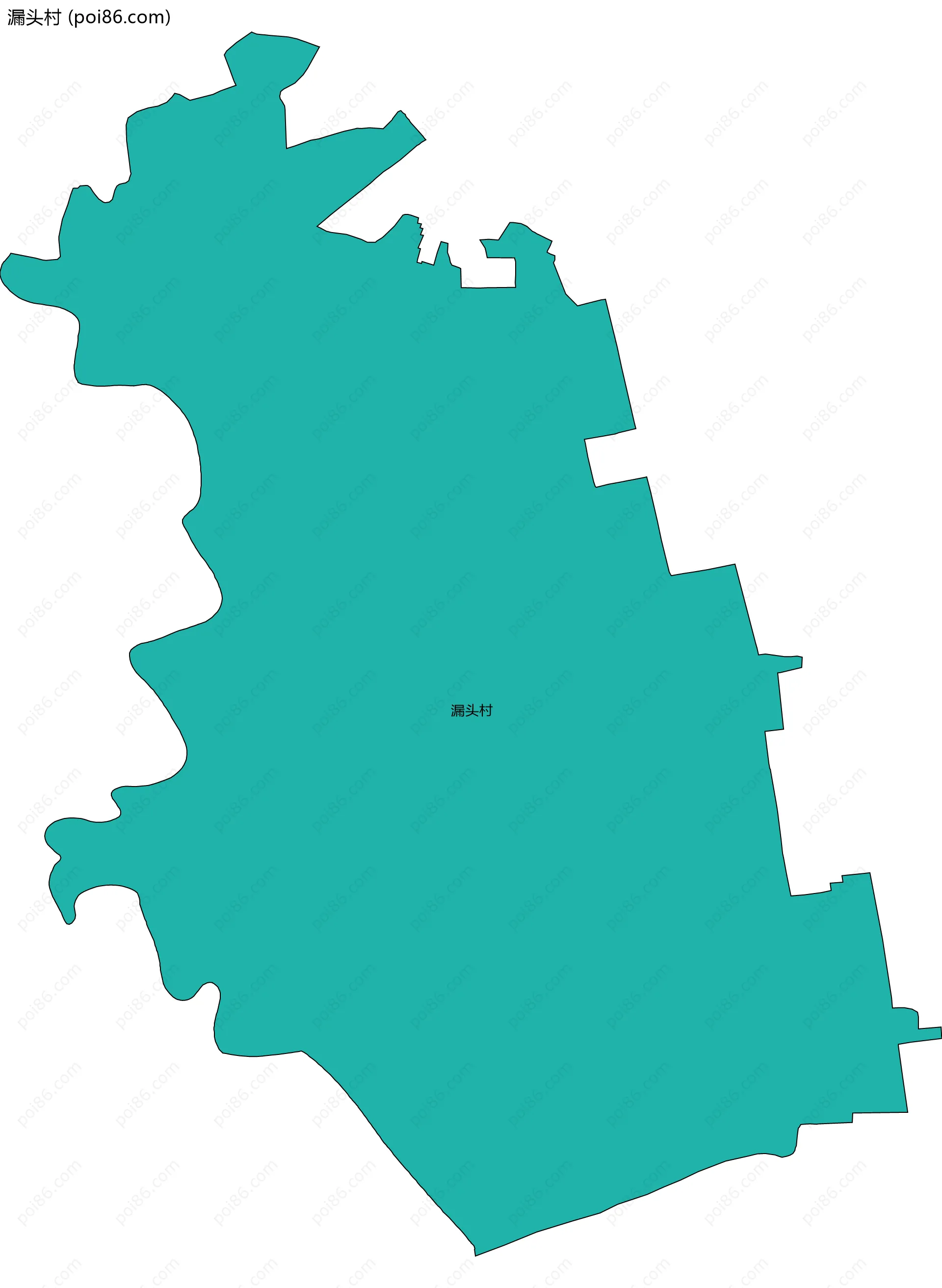 漏头村边界地图