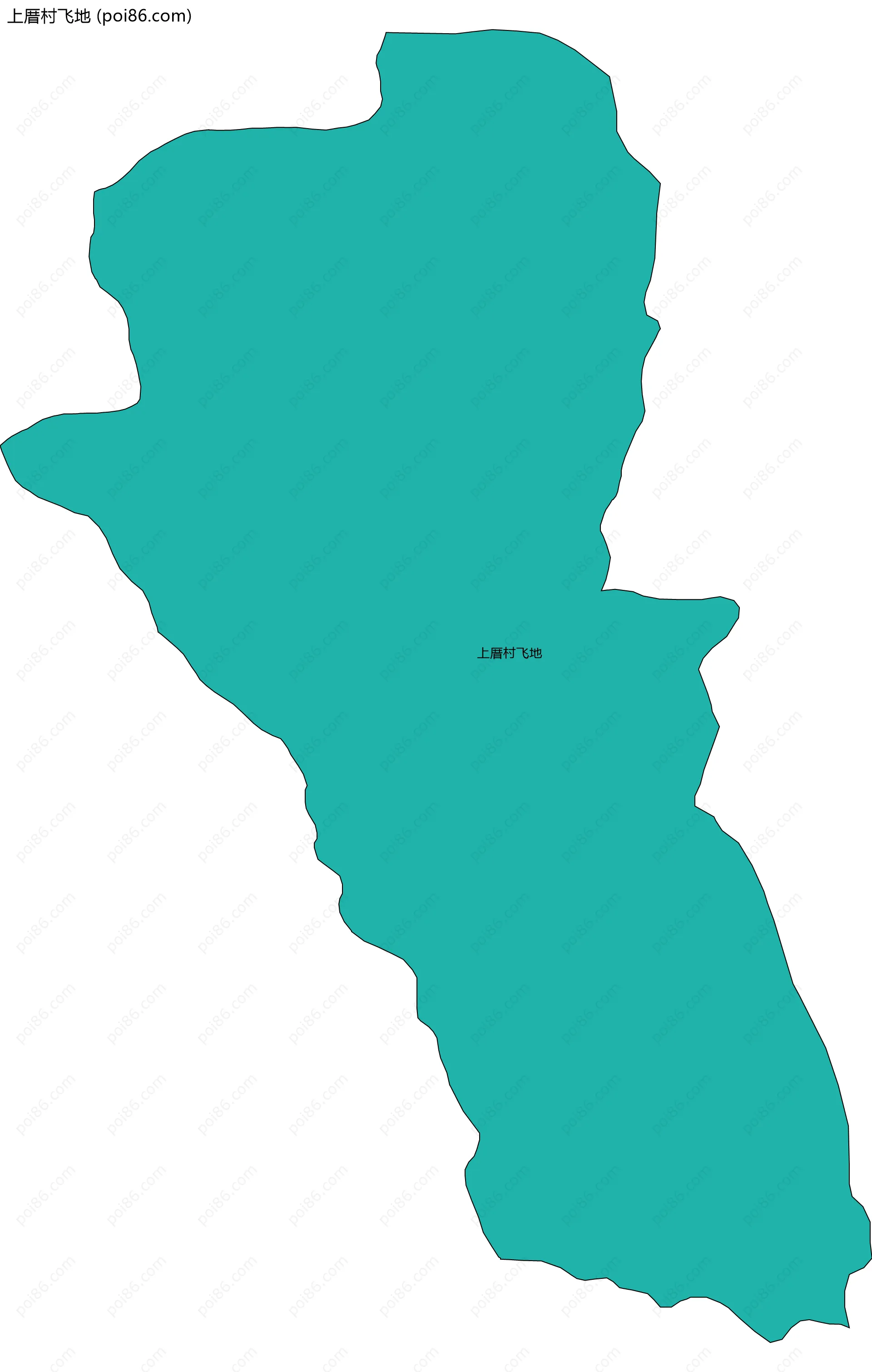 上厝村飞地边界地图