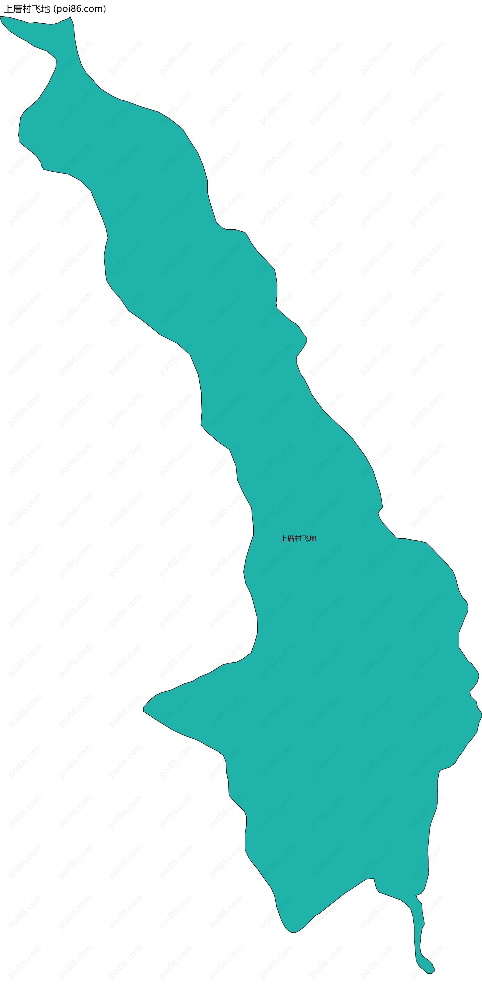 上厝村飞地边界地图
