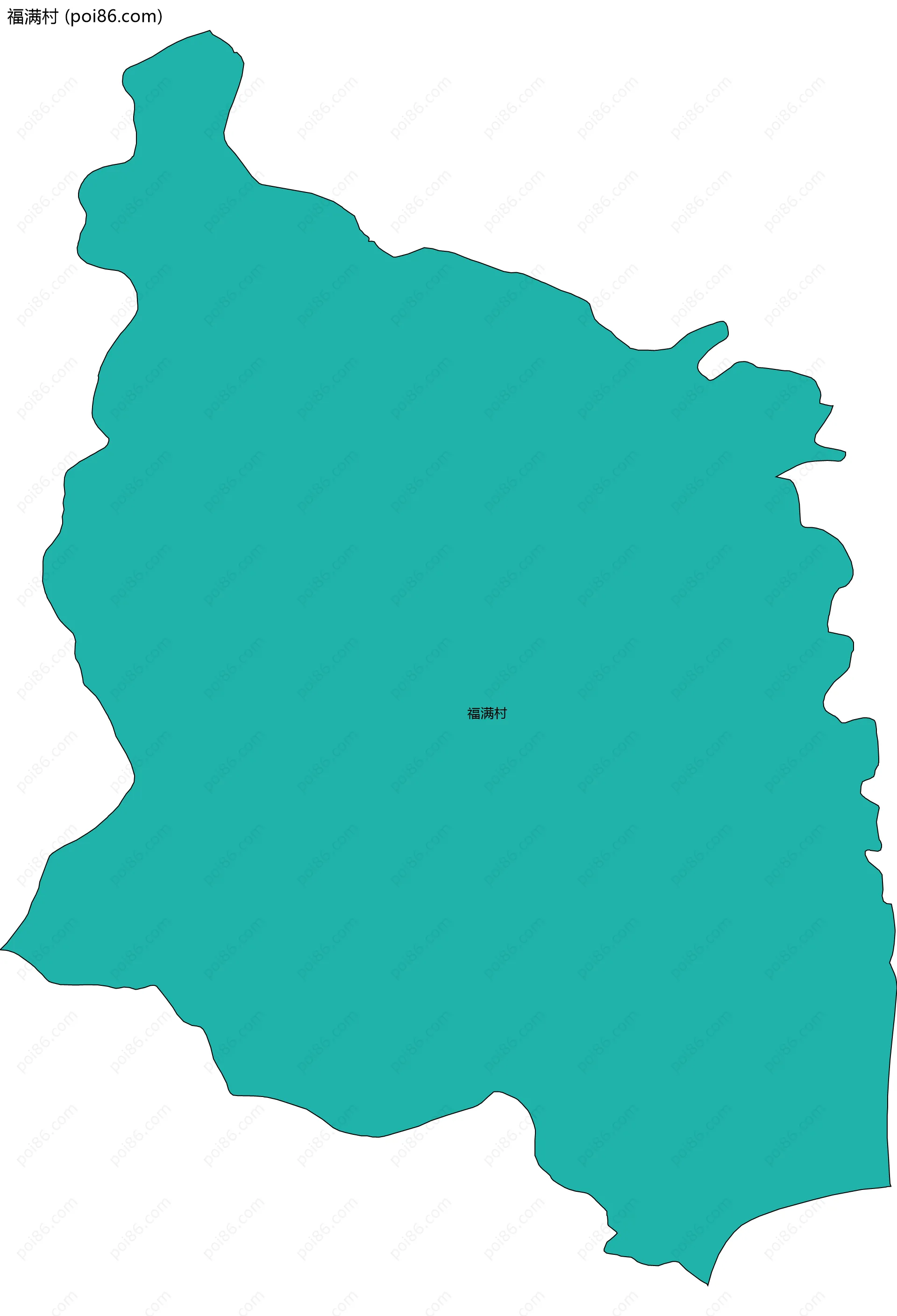 福满村边界地图