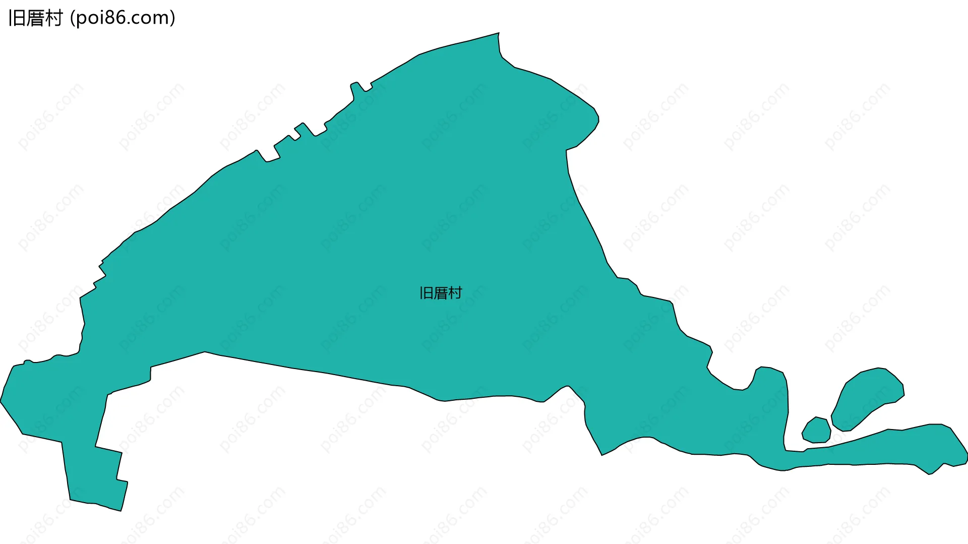 旧厝村边界地图