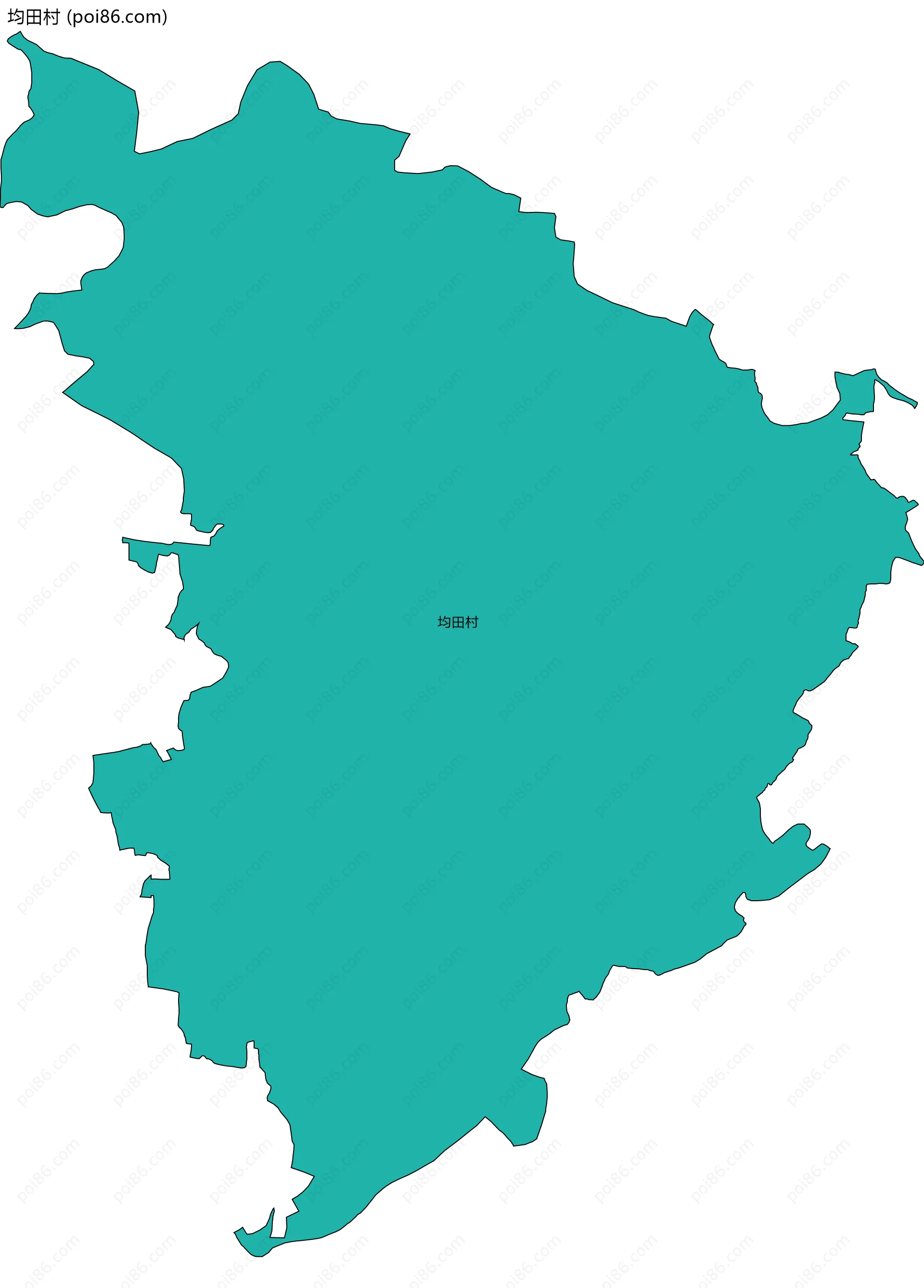 均田村边界地图