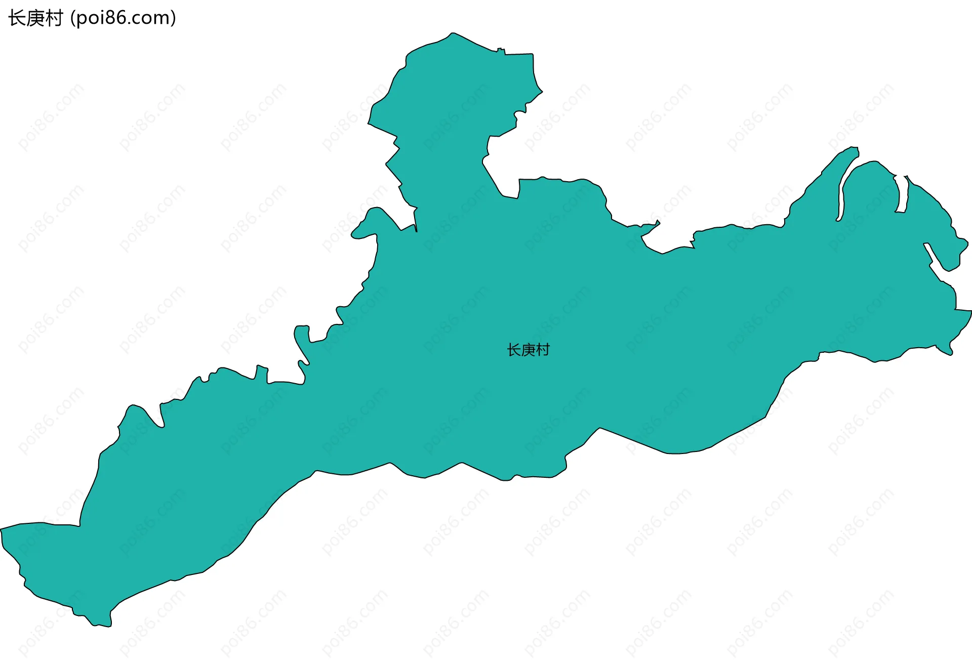 长庚村边界地图