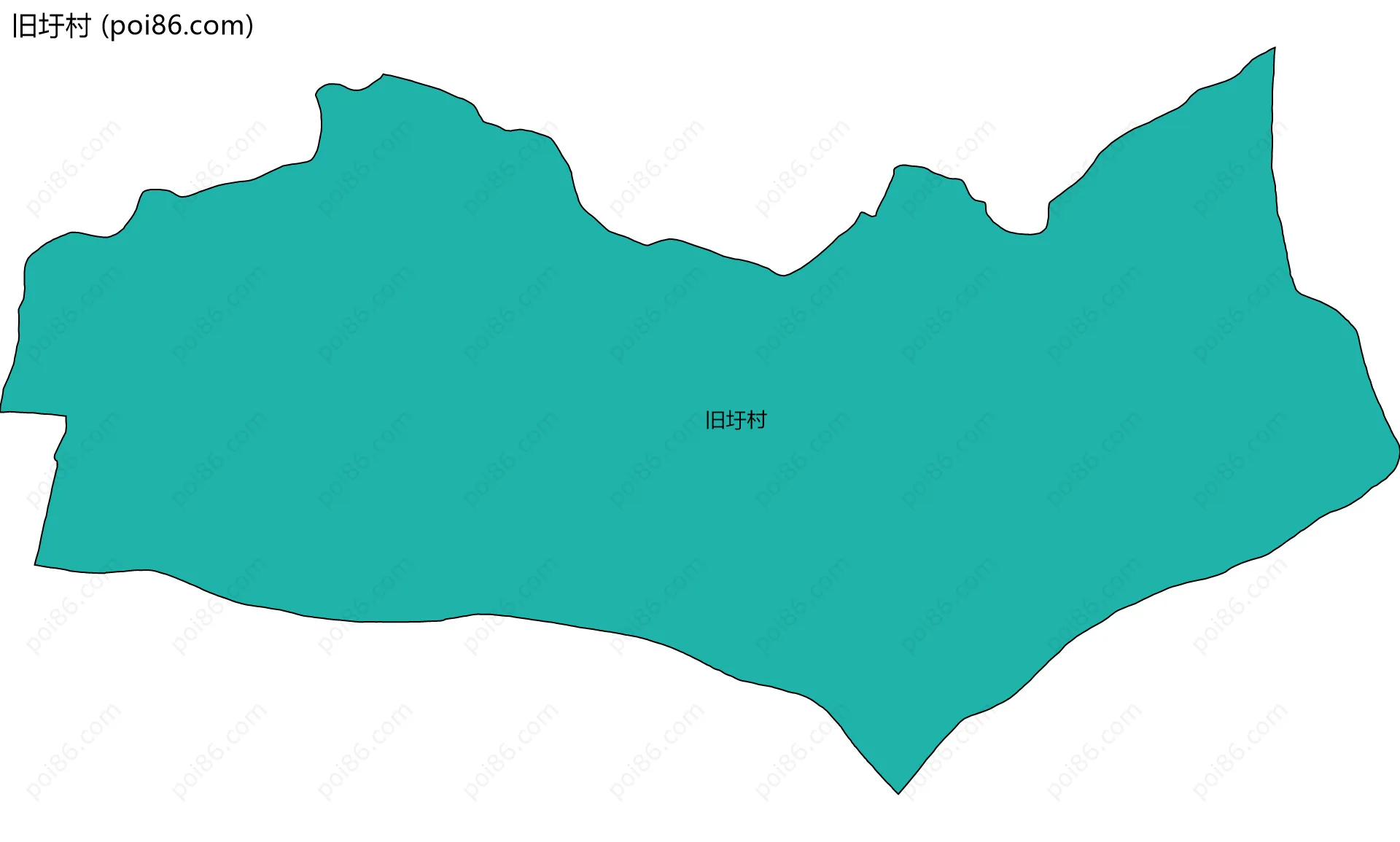 旧圩村边界地图