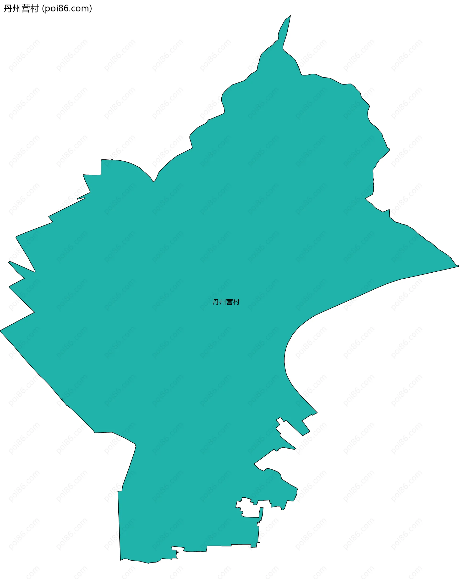 丹州营村边界地图