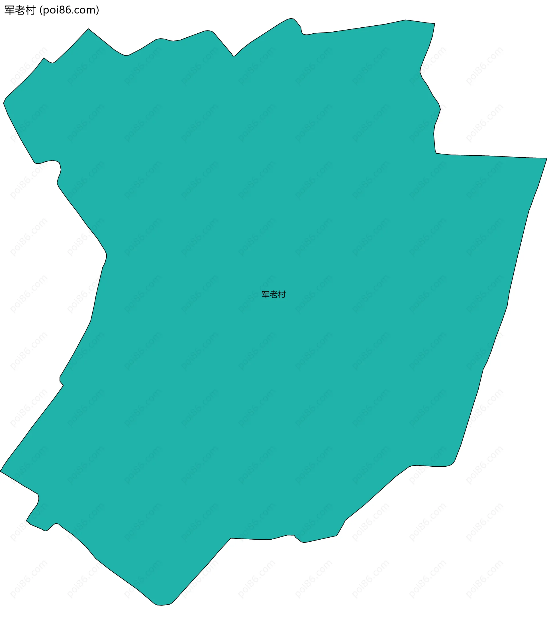 军老村边界地图