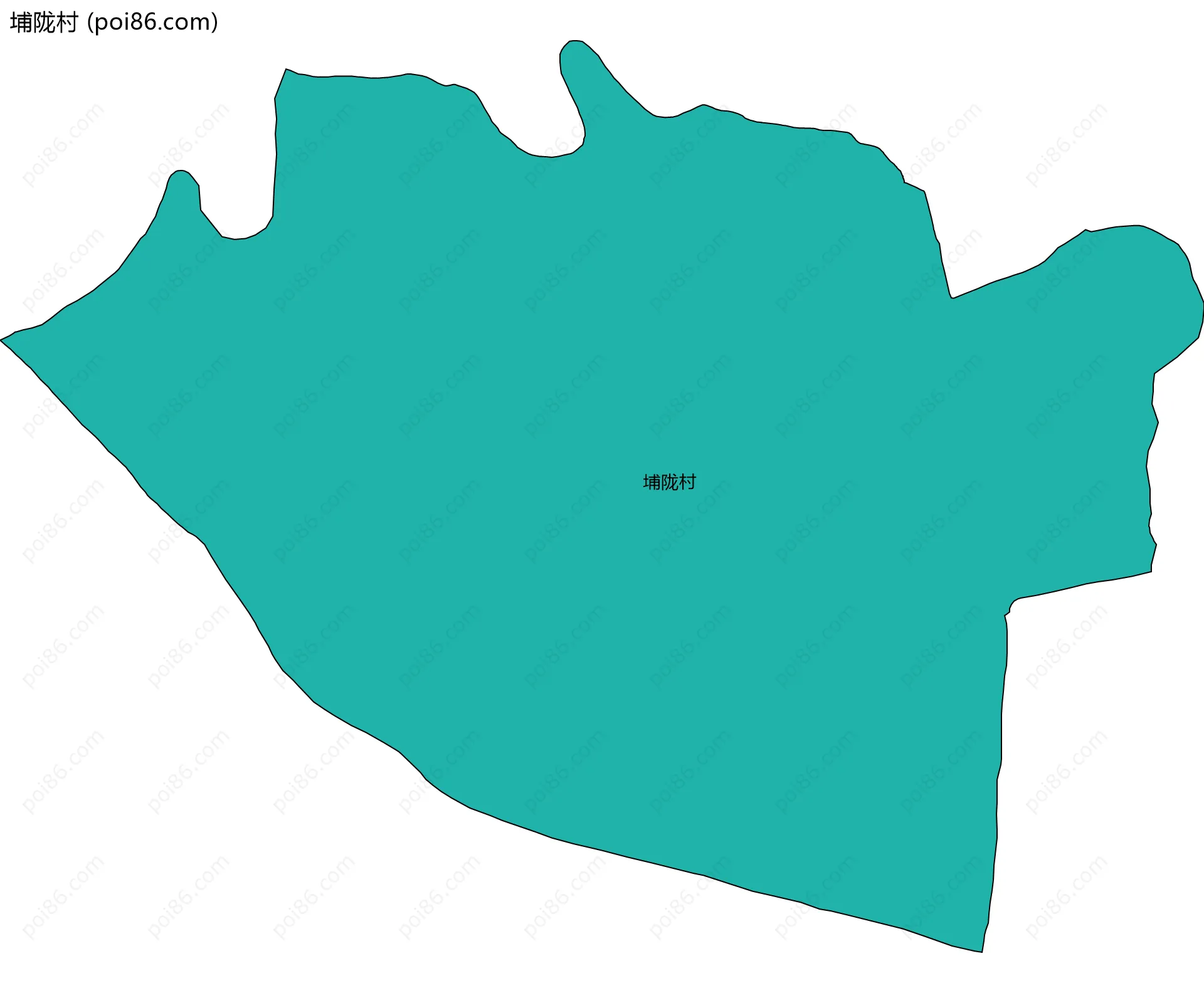 埔陇村边界地图