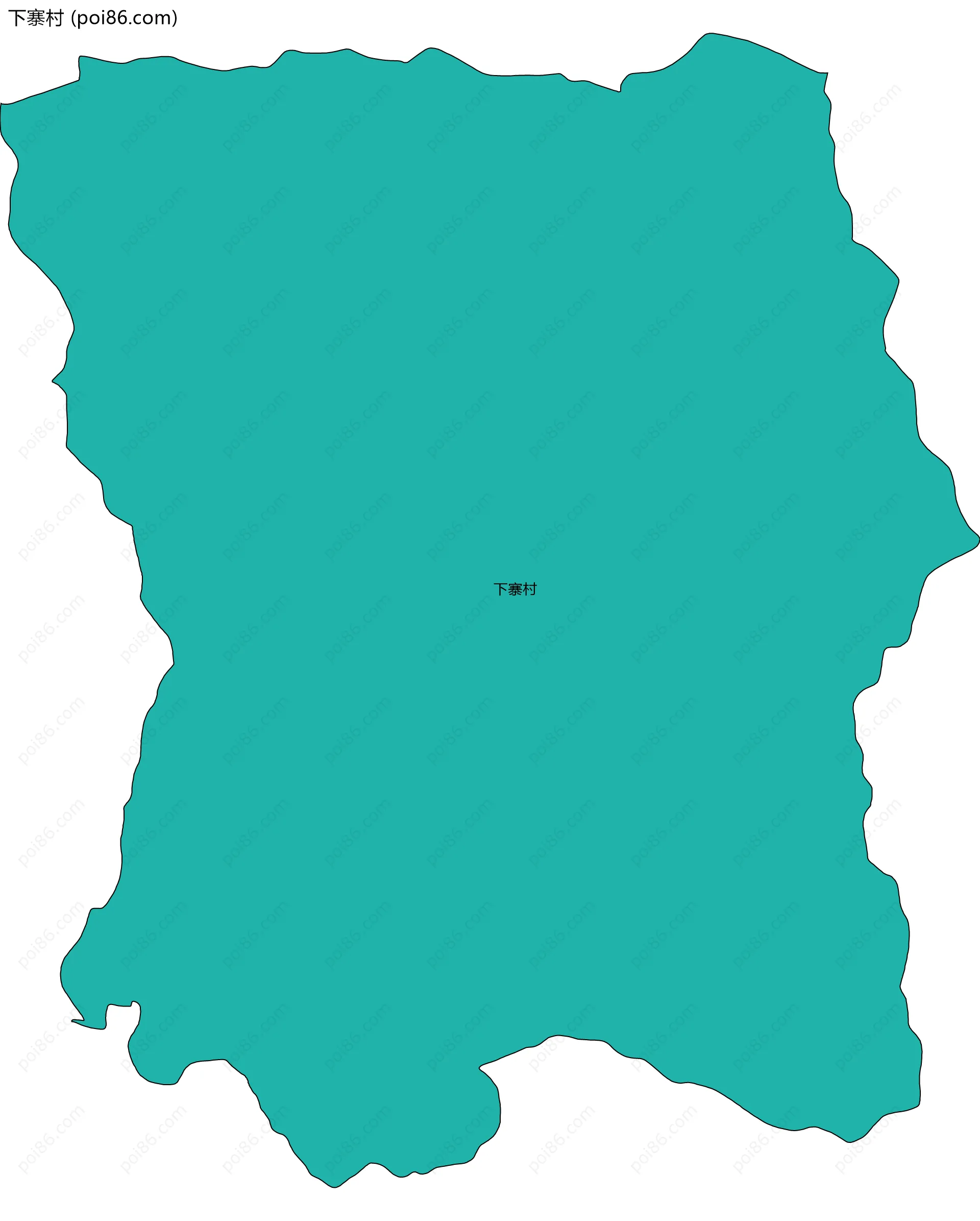 下寨村边界地图