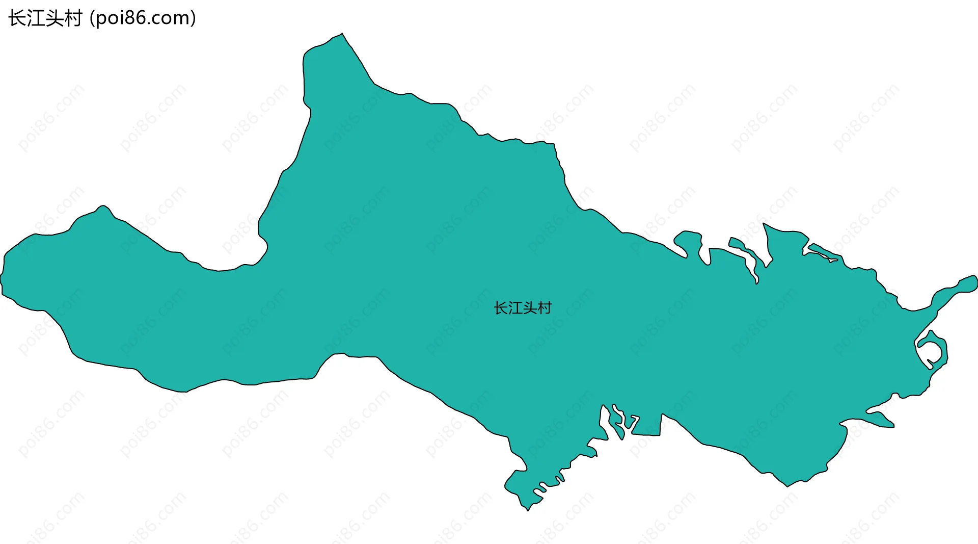 长江头村边界地图