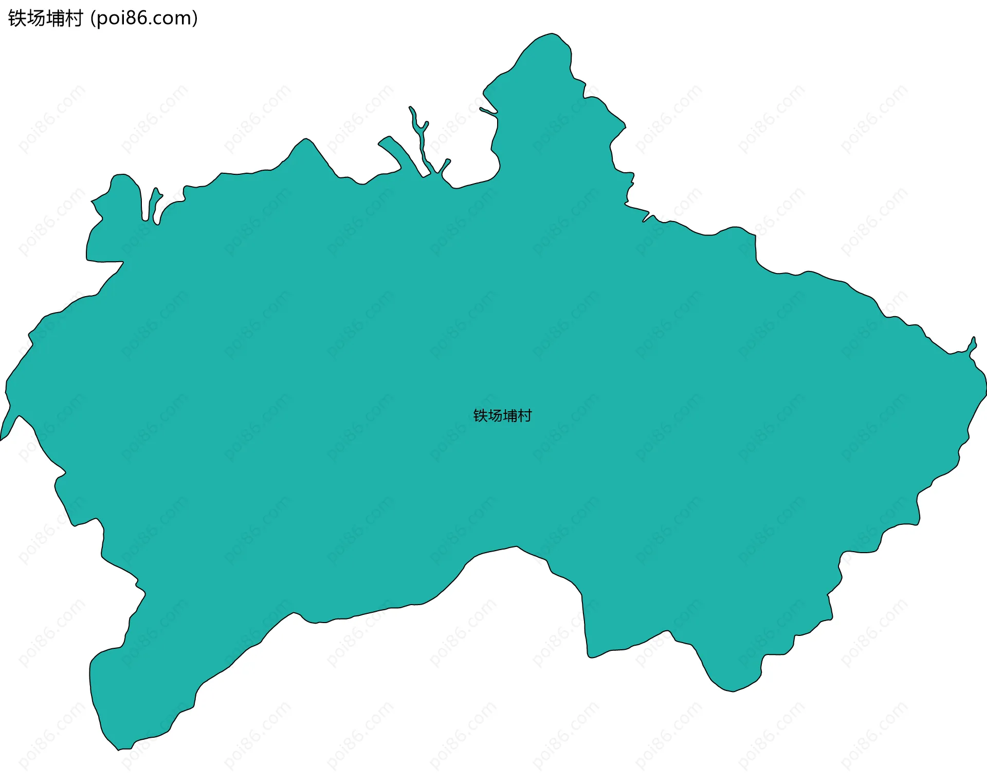 铁场埔村边界地图
