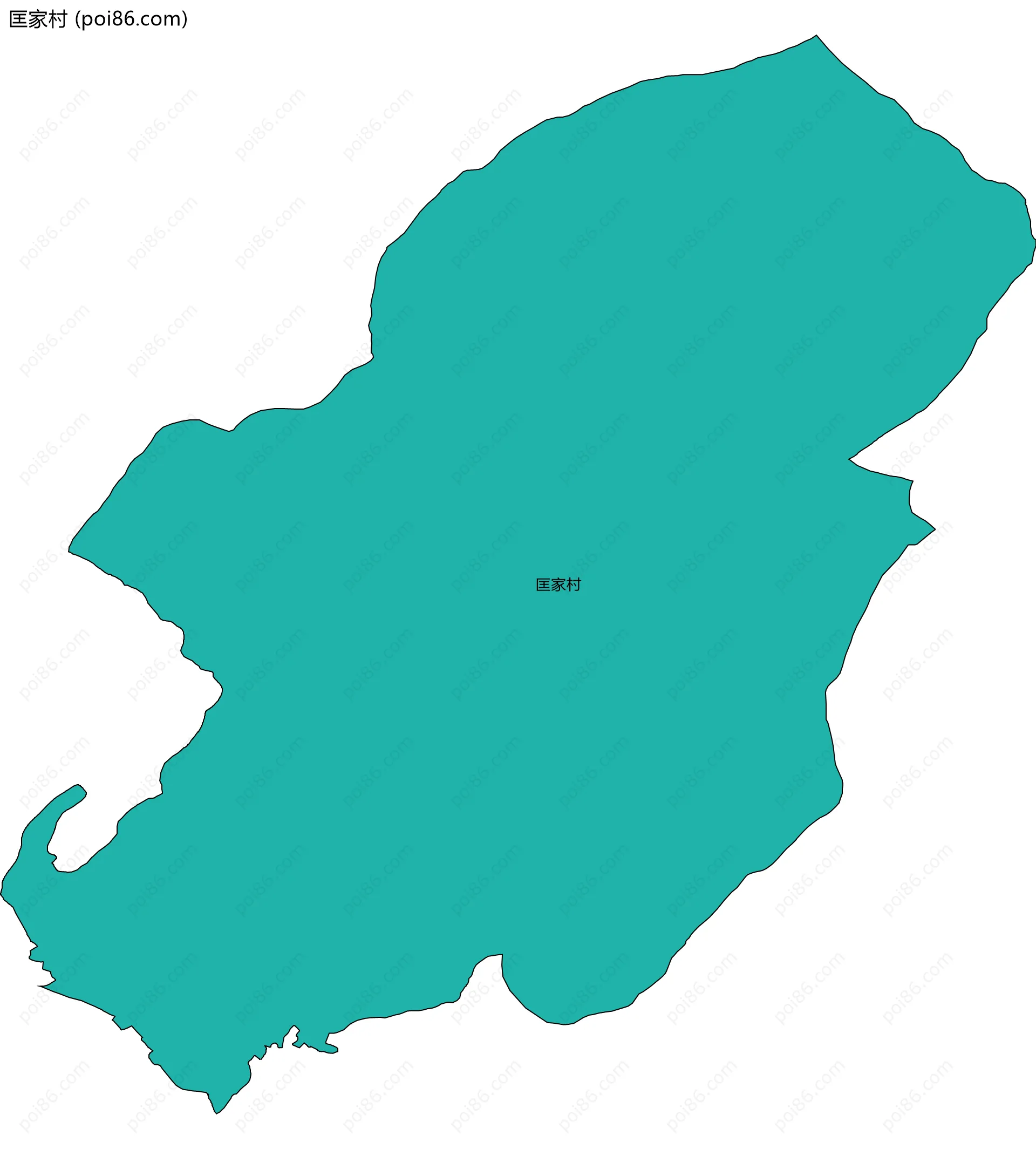 匡家村边界地图