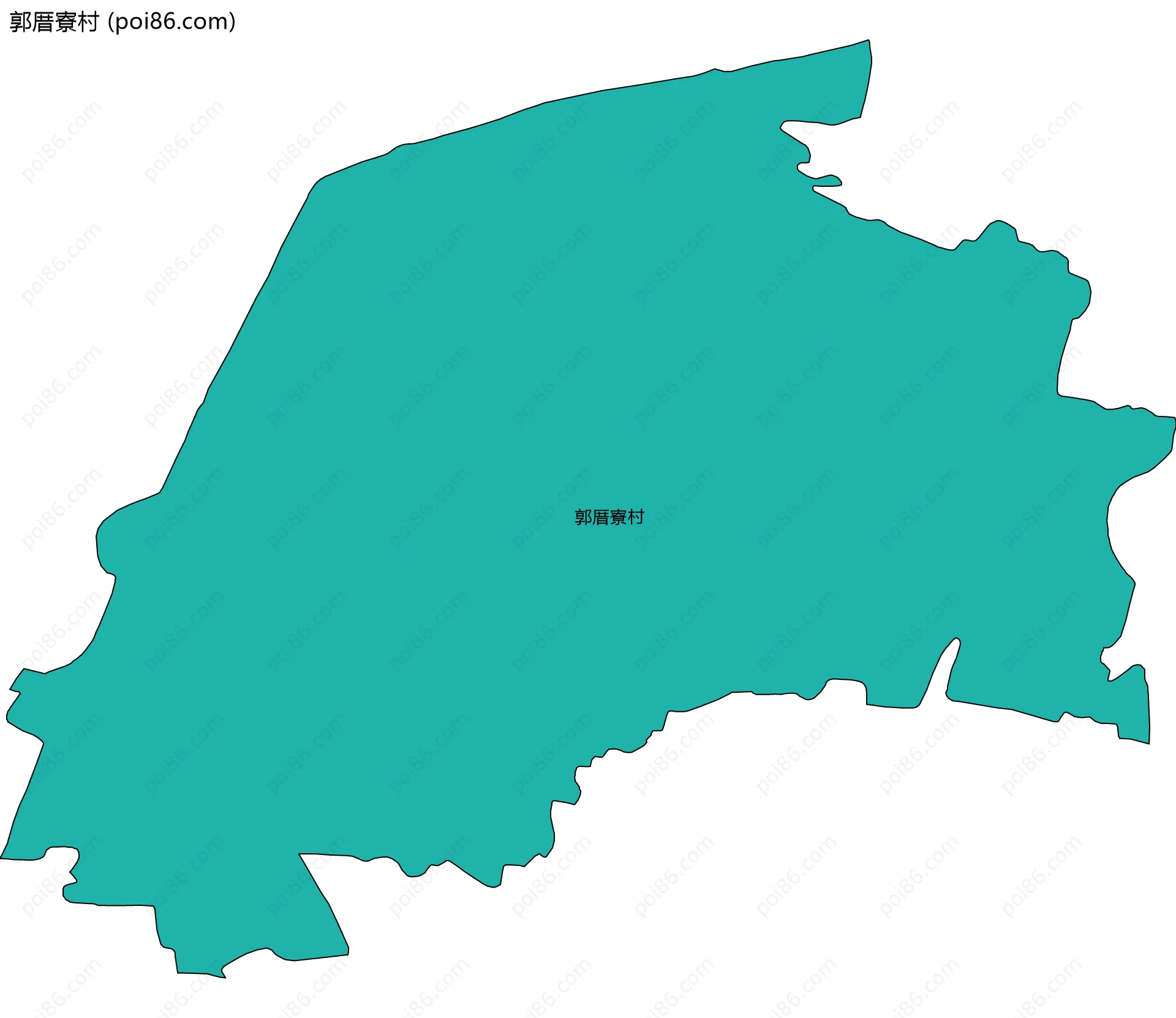 郭厝寮村边界地图
