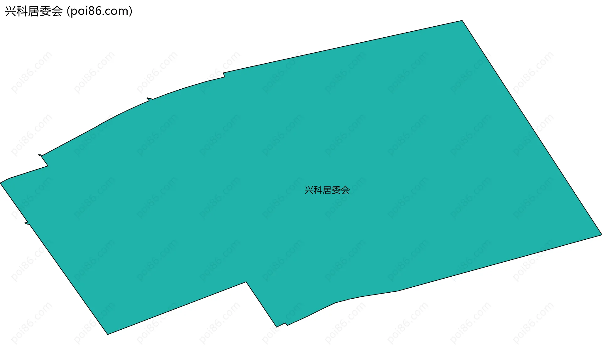 兴科居委会边界地图