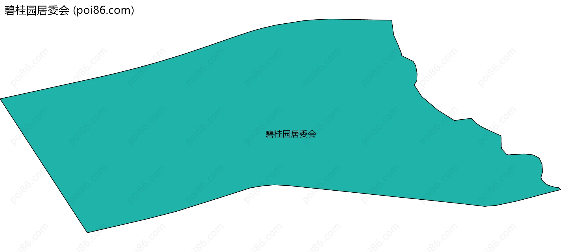 碧桂园居委会边界地图