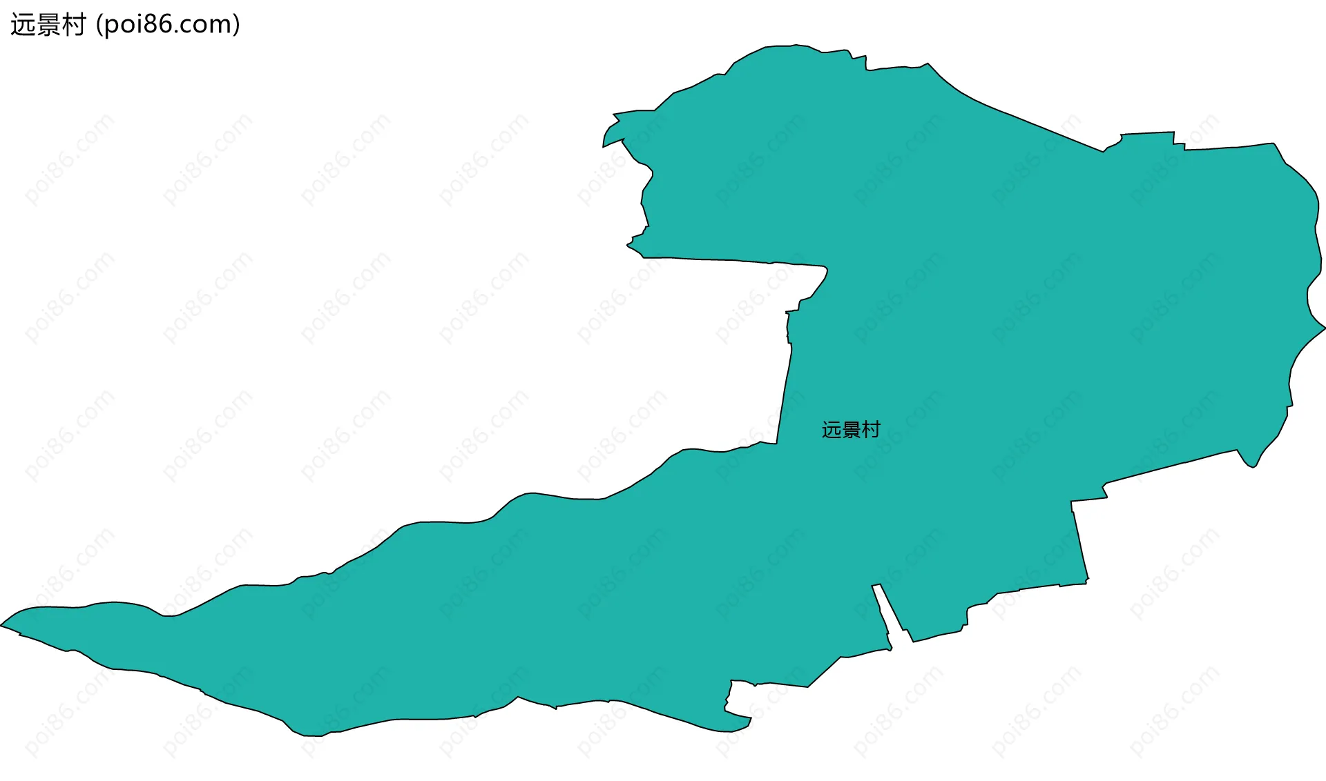 远景村边界地图