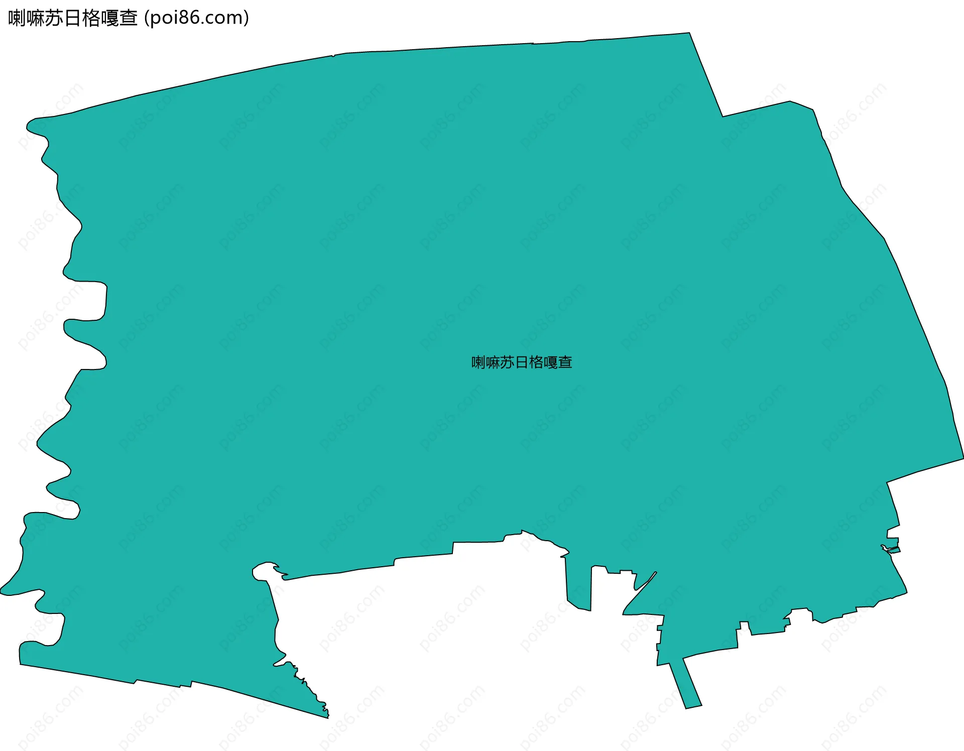 喇嘛苏日格嘎查边界地图