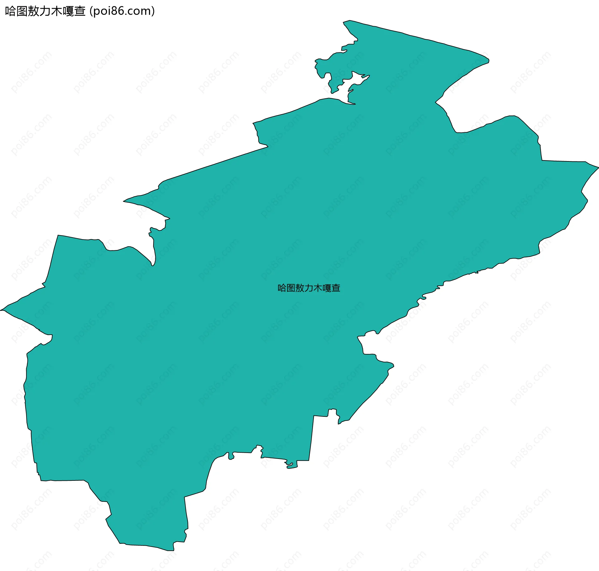 哈图敖力木嘎查边界地图