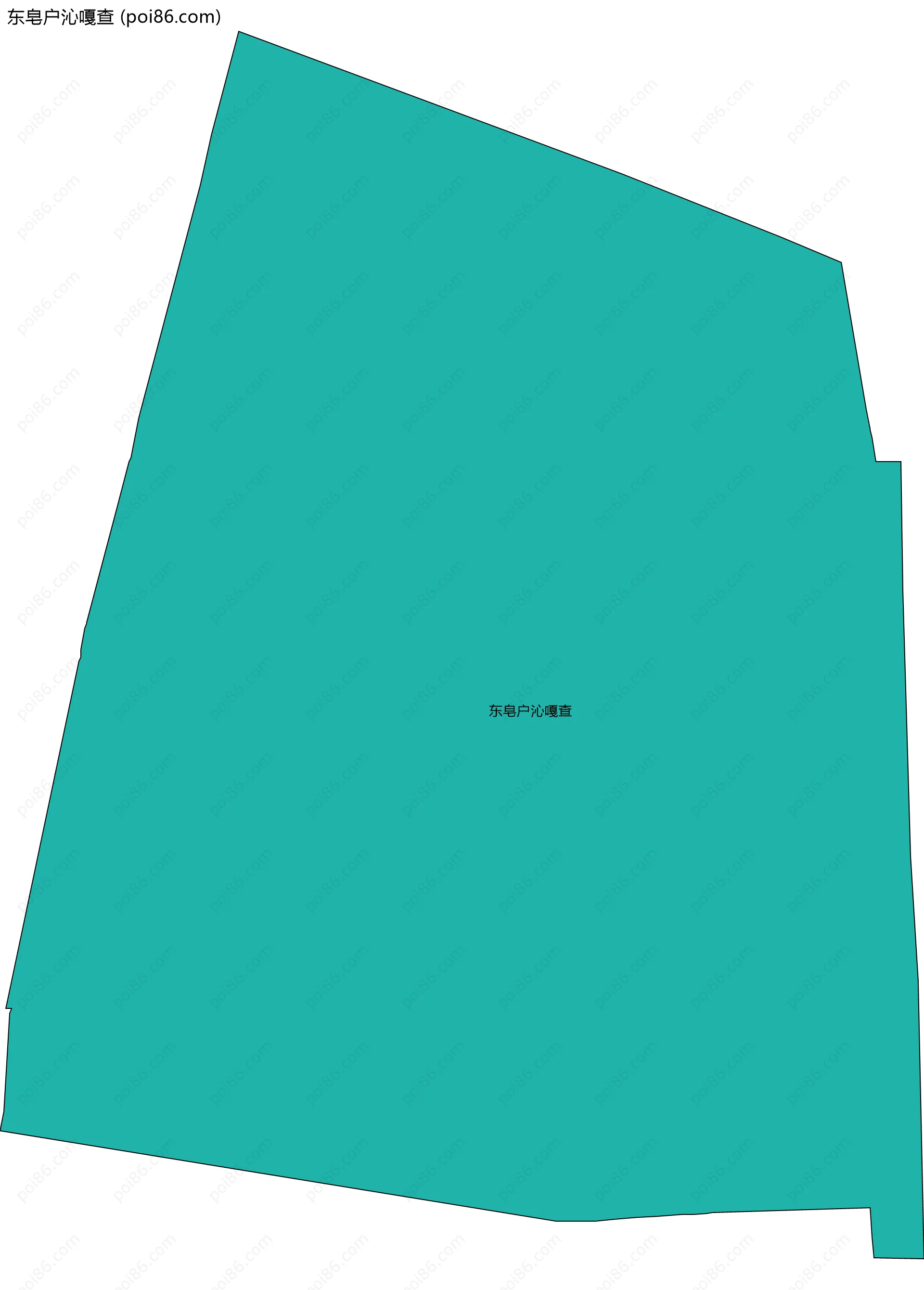 东皂户沁嘎查边界地图