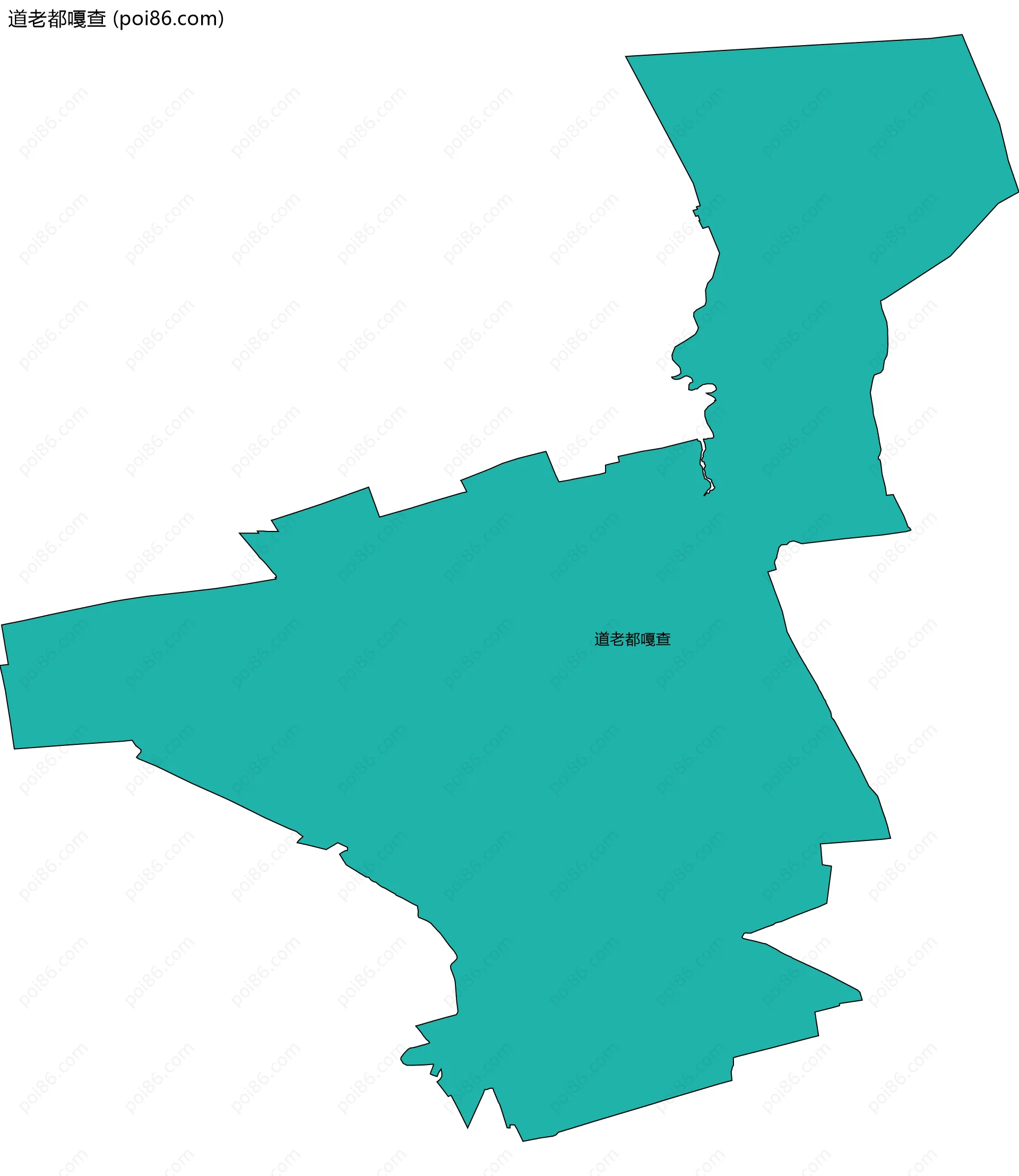 道老都嘎查边界地图