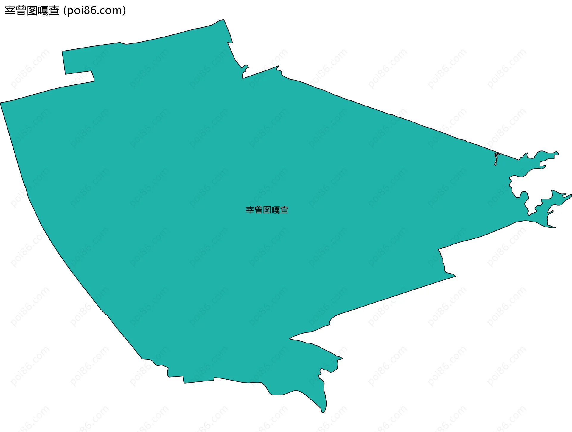 宰曾图嘎查边界地图