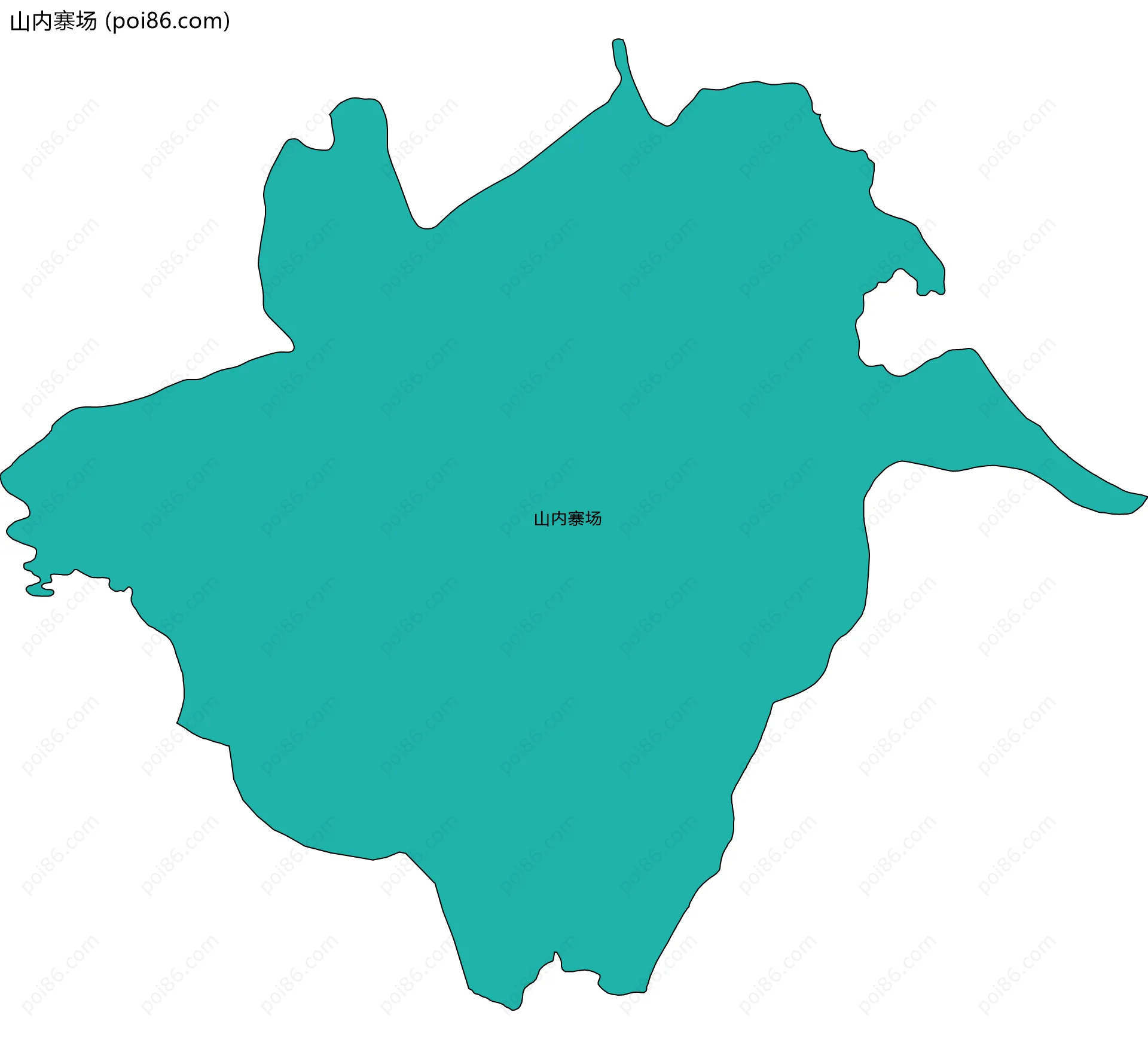 山内寨场边界地图
