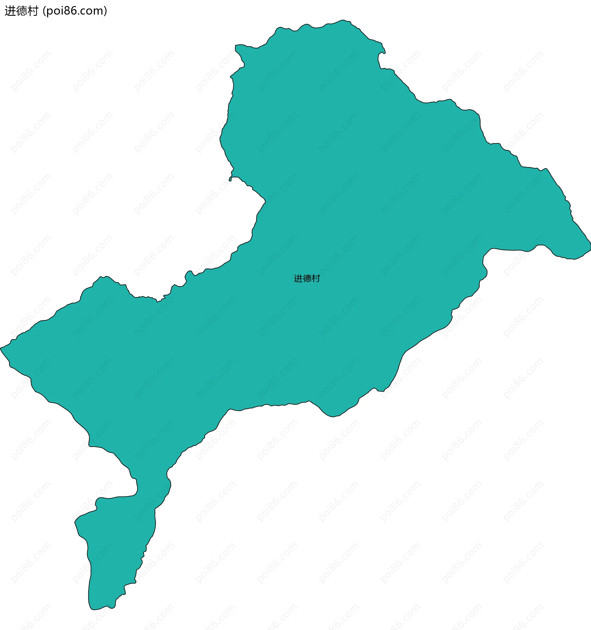 进德村边界地图