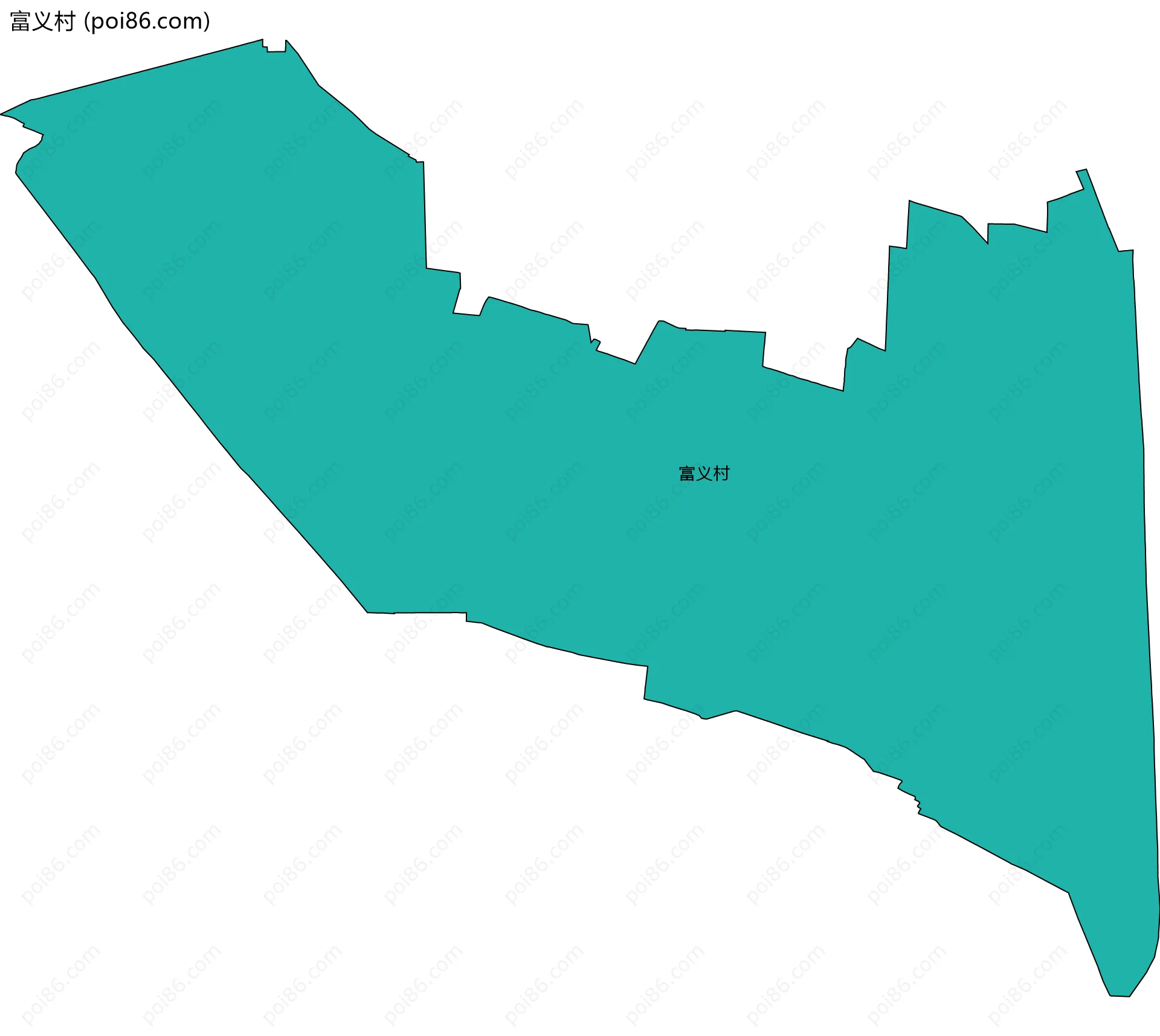富义村边界地图