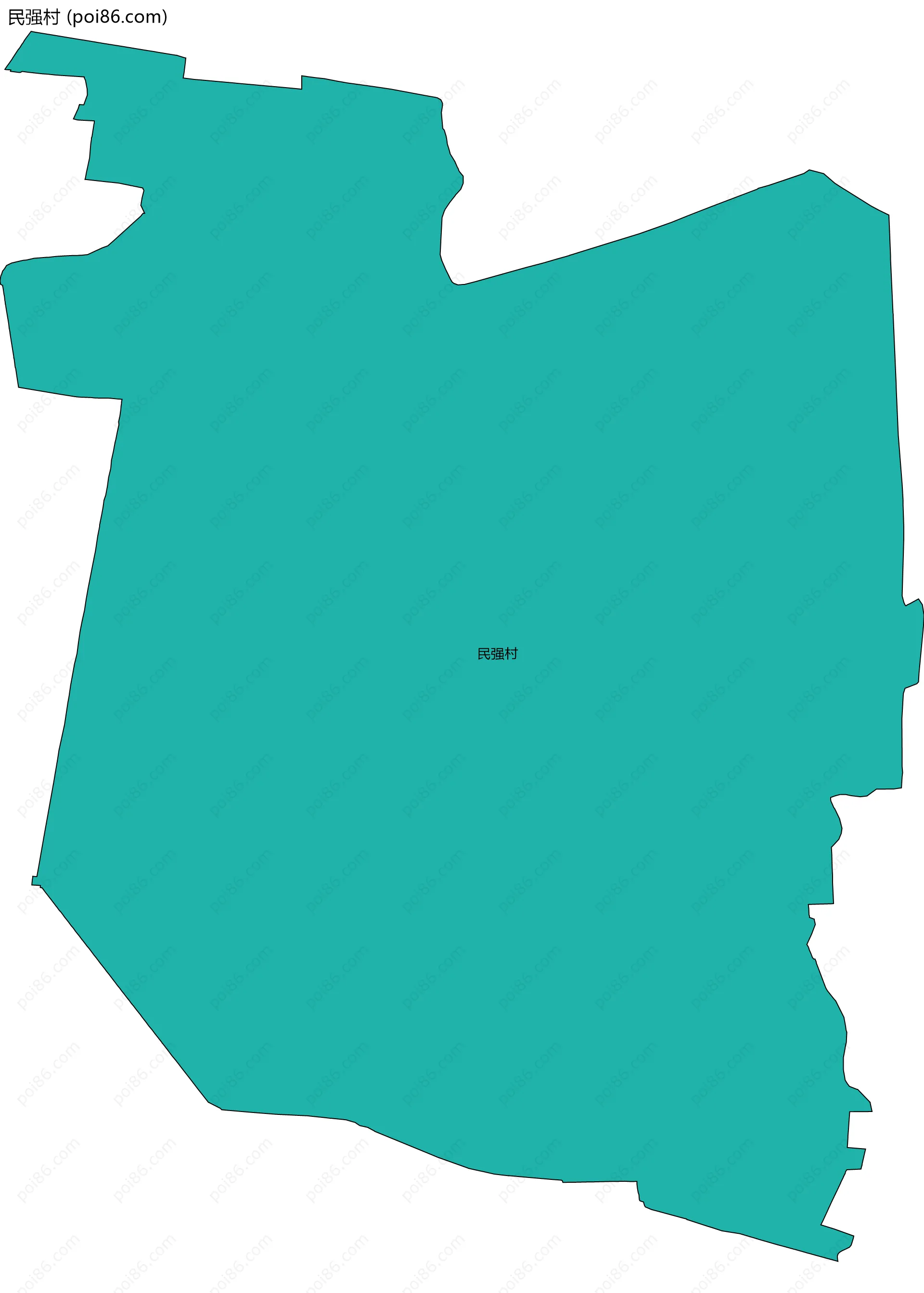 民强村边界地图