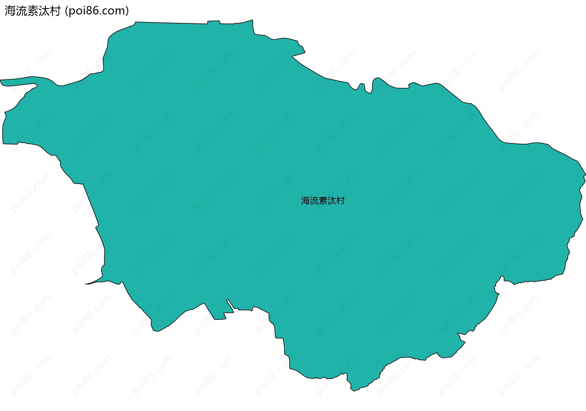 海流素汰村边界地图