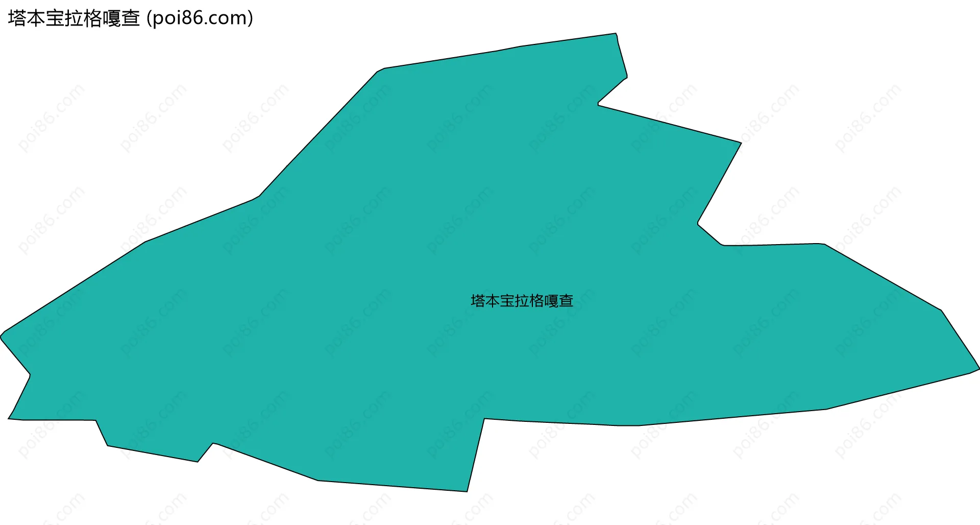 塔本宝拉格嘎查边界地图