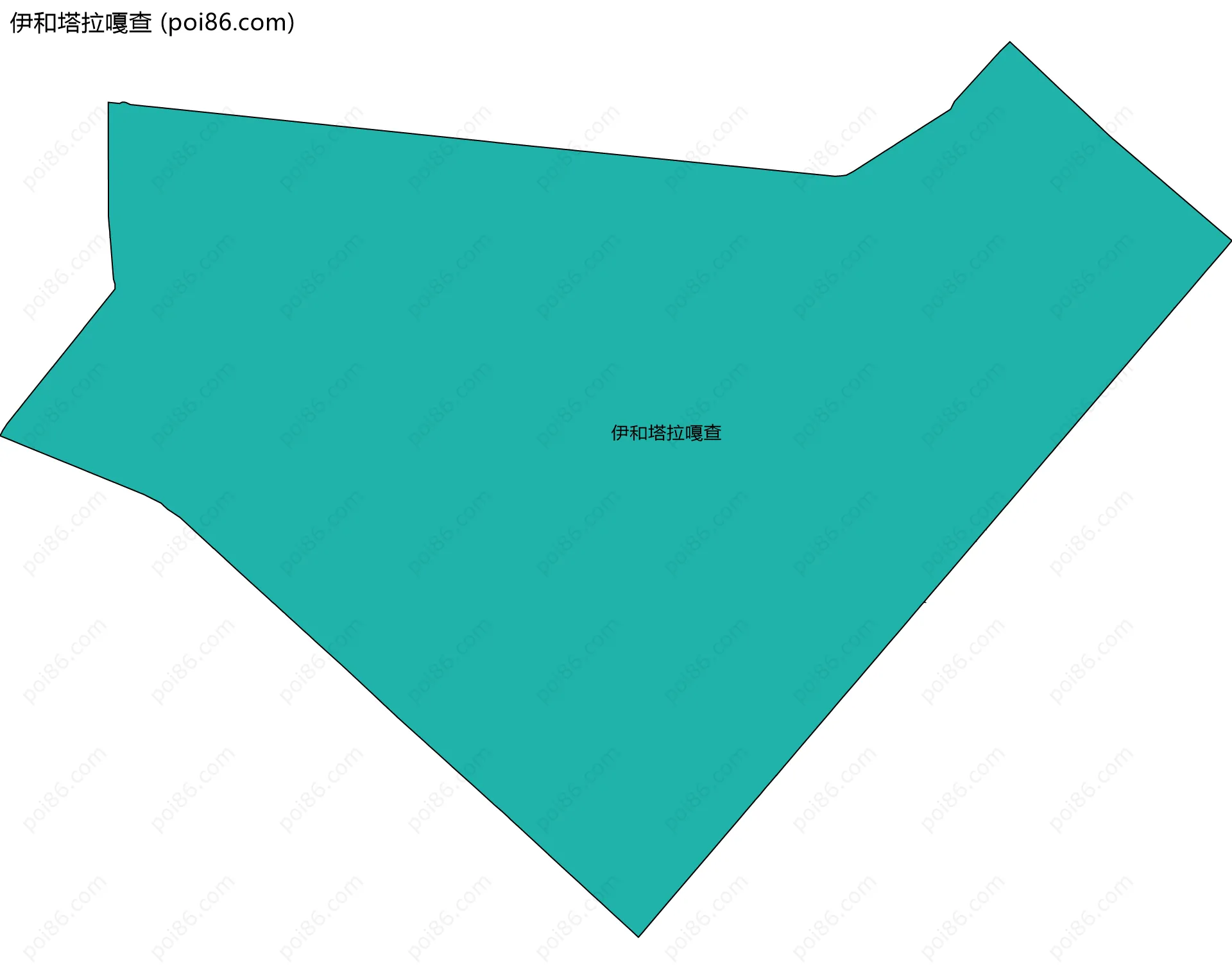 伊和塔拉嘎查边界地图