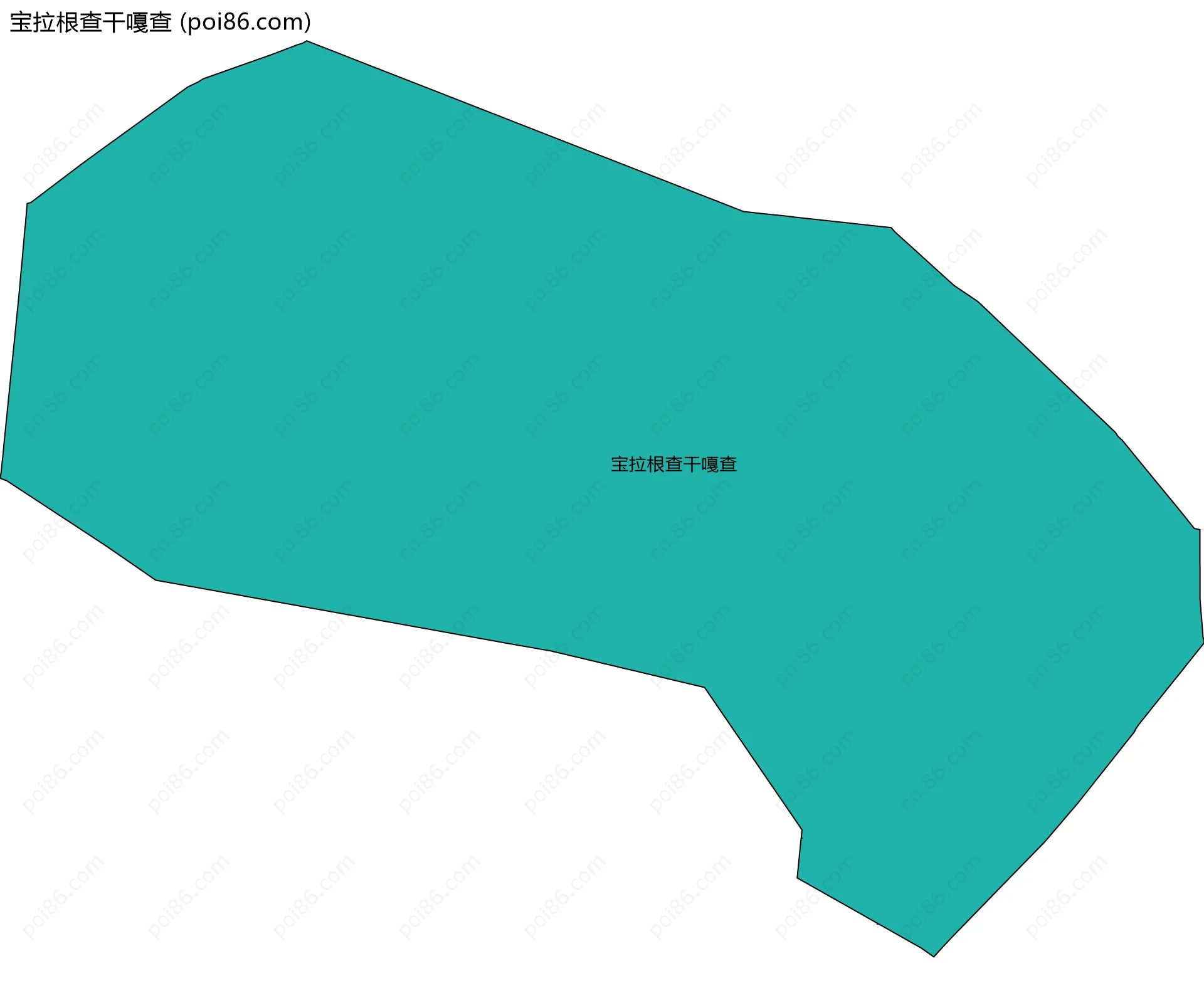 宝拉根查干嘎查边界地图
