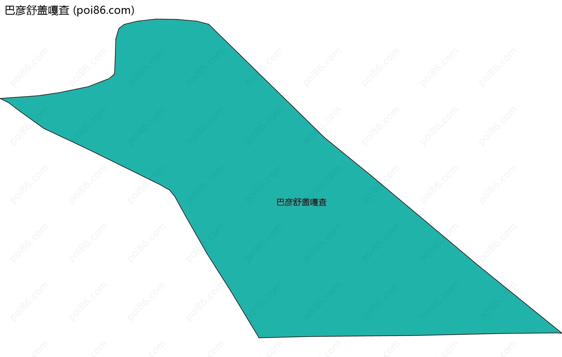 巴彦舒盖嘎査边界地图
