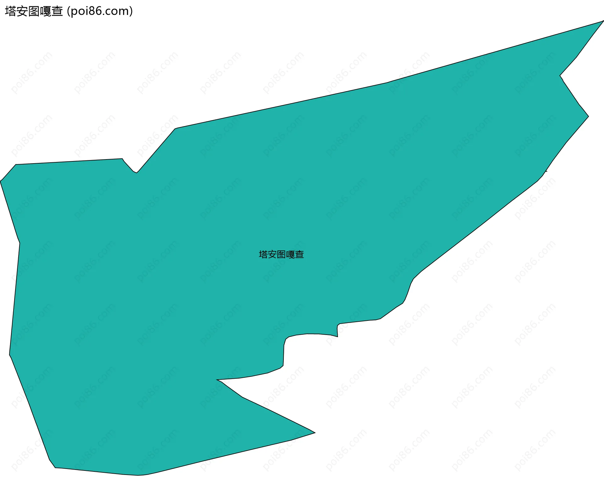 塔安图嘎查边界地图
