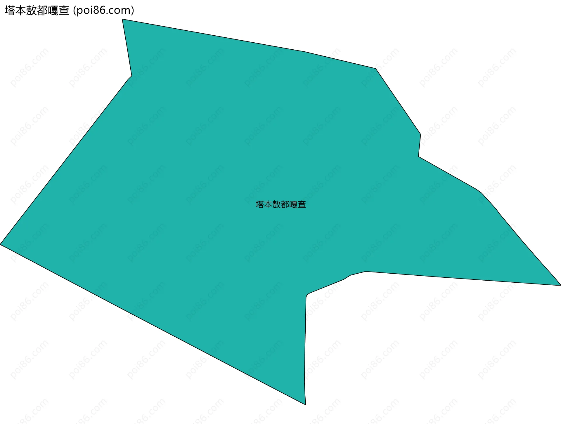 塔本敖都嘎查边界地图