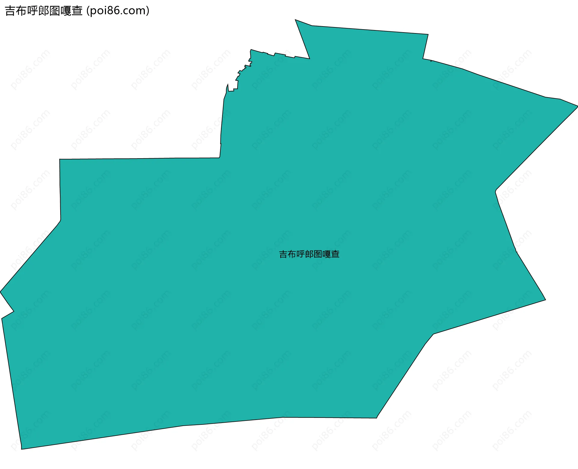 吉布呼郎图嘎查边界地图
