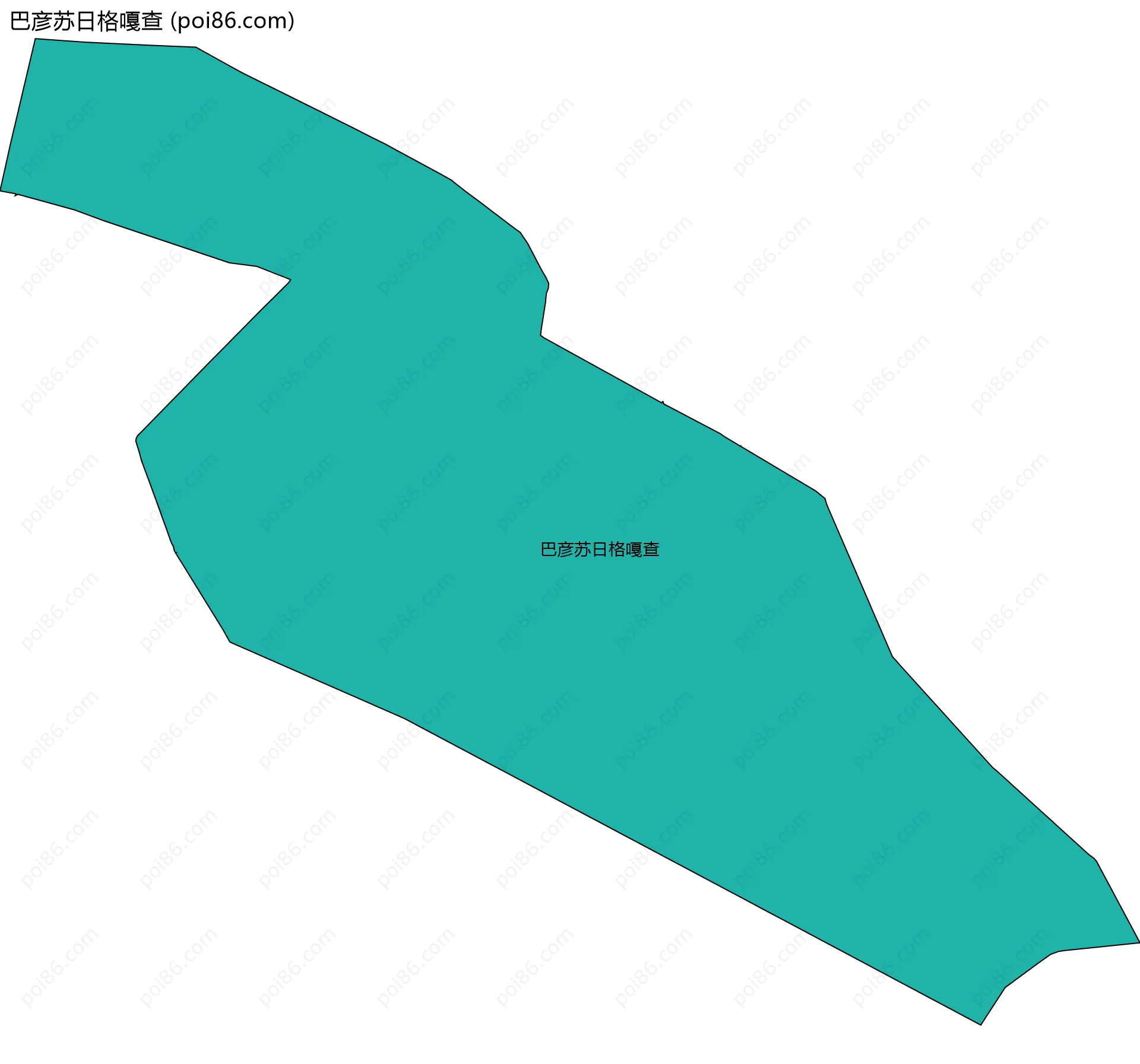 巴彦苏日格嘎查边界地图