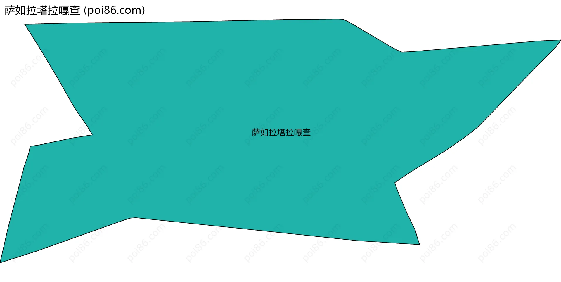 萨如拉塔拉嘎查边界地图