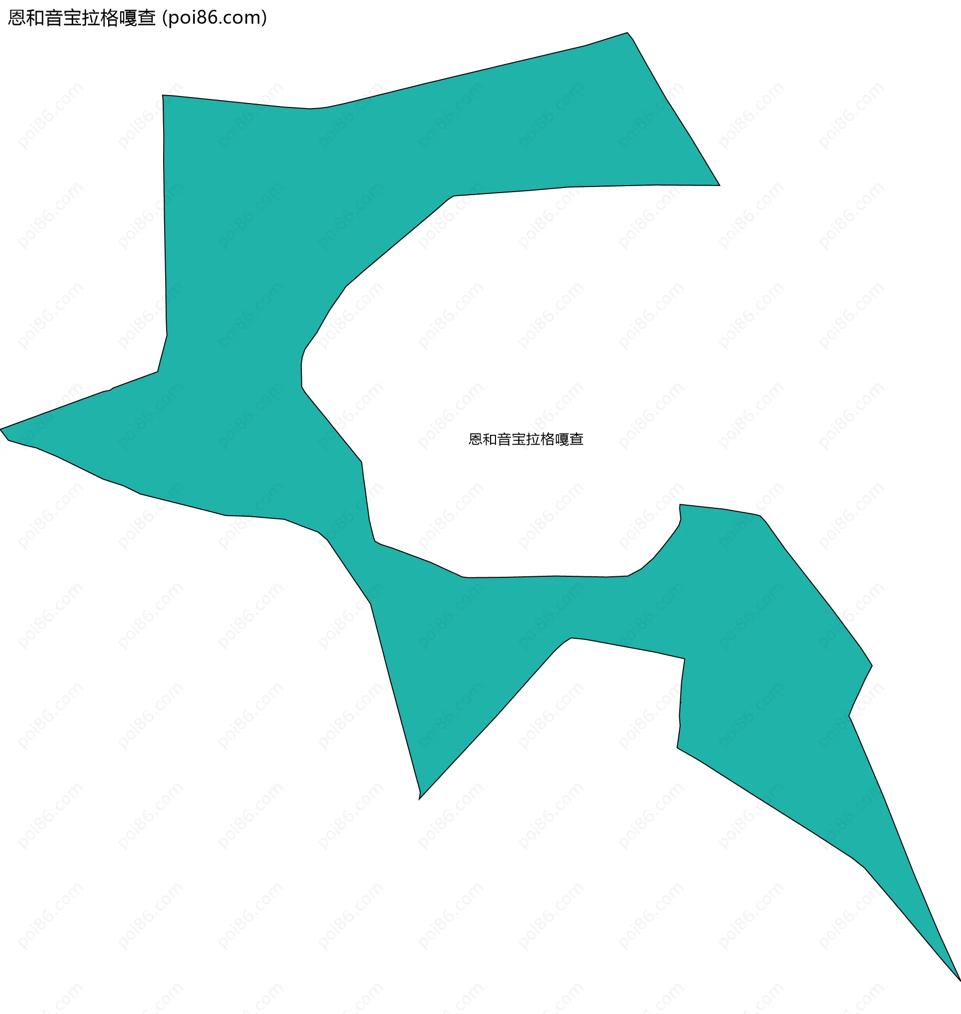 恩和音宝拉格嘎查边界地图