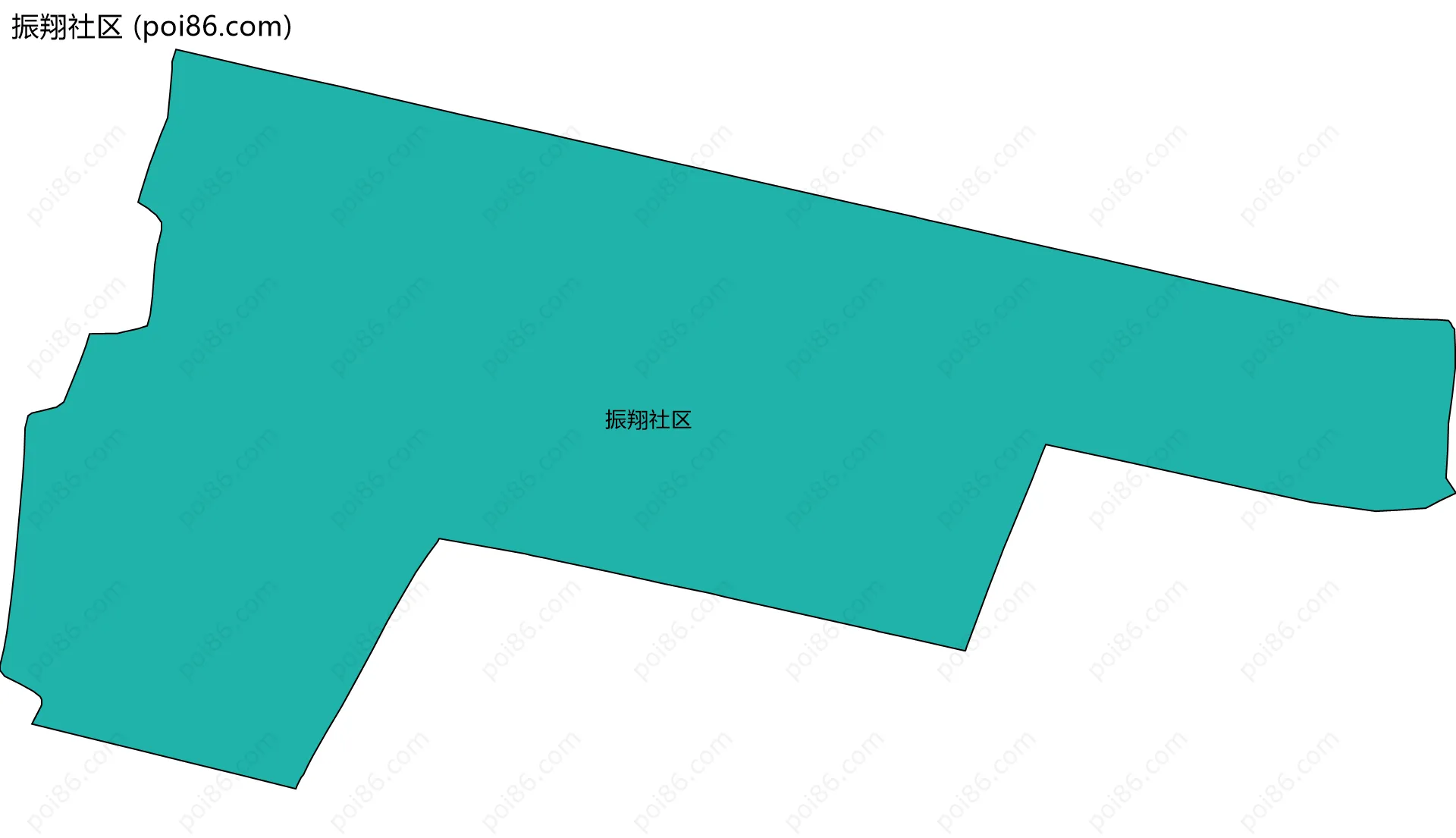 振翔社区边界地图