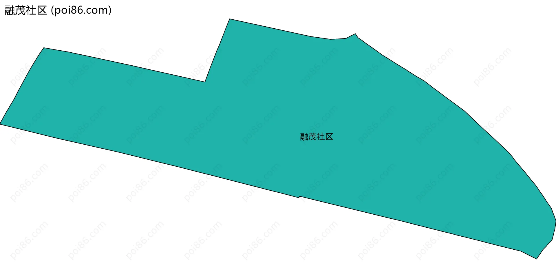 融茂社区边界地图