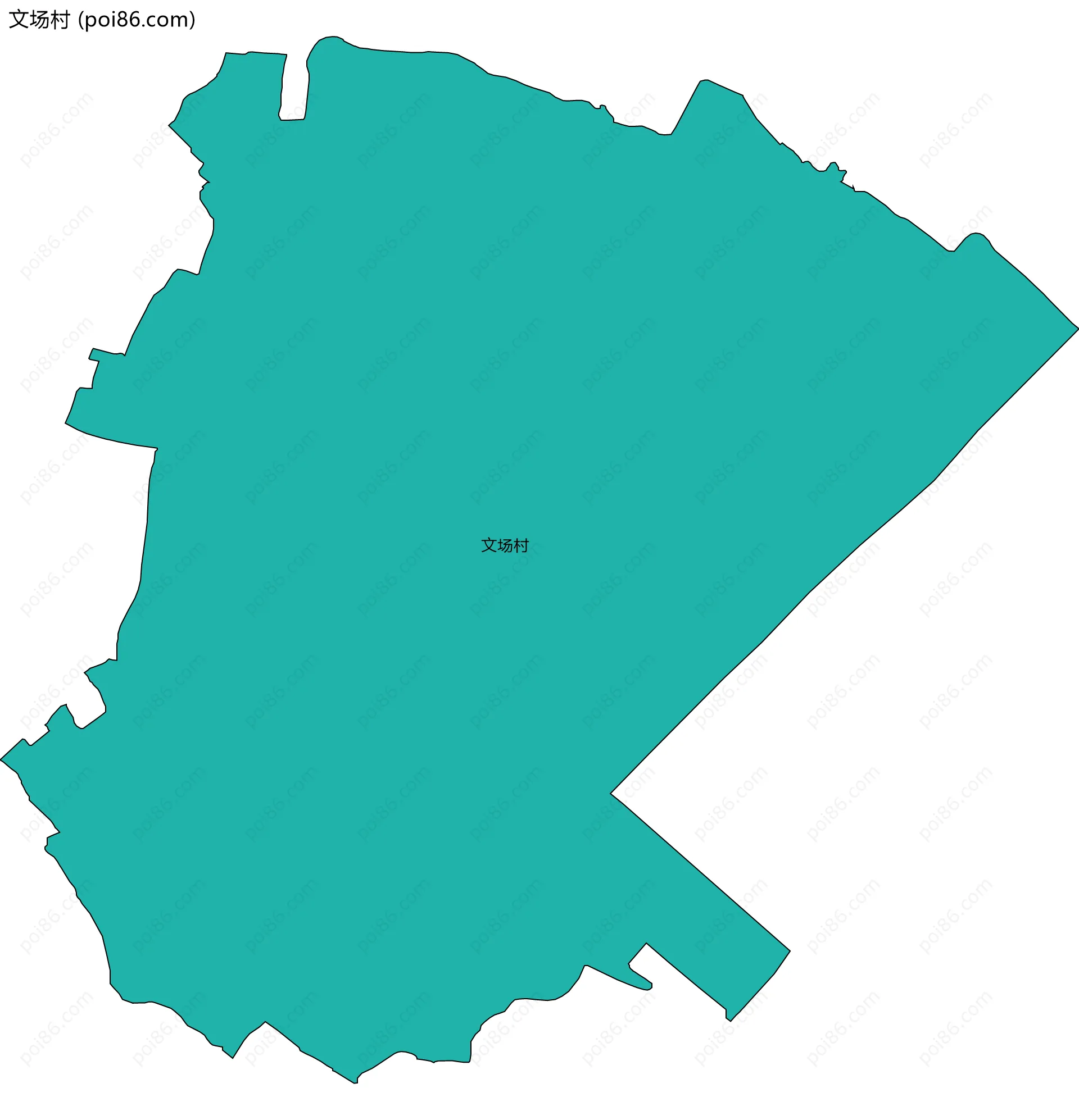 文场村边界地图
