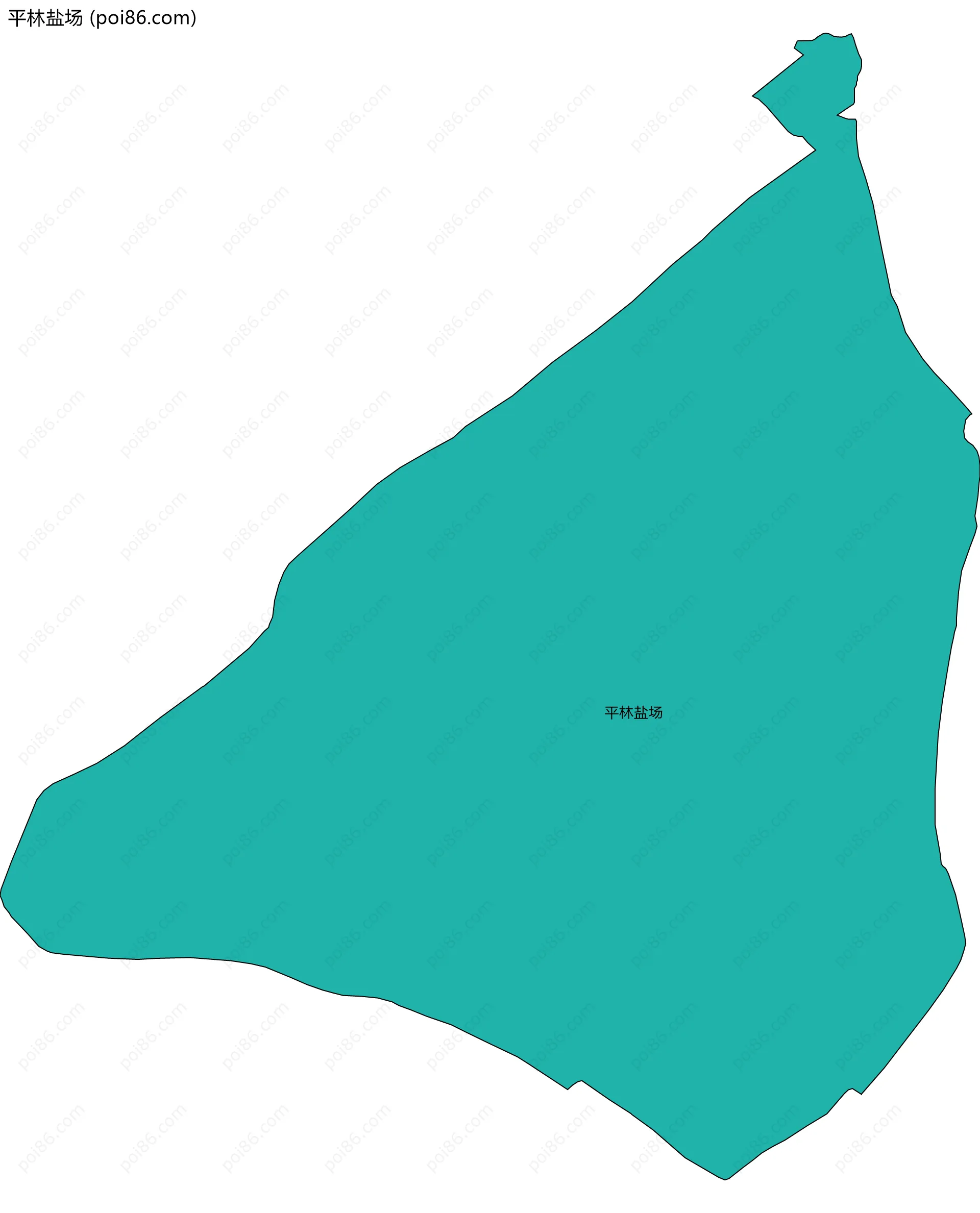 平林盐场边界地图