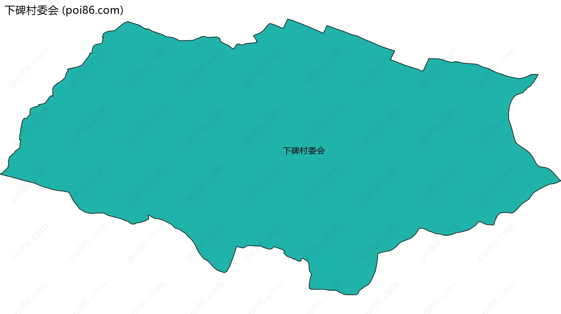 下碑村委会边界地图