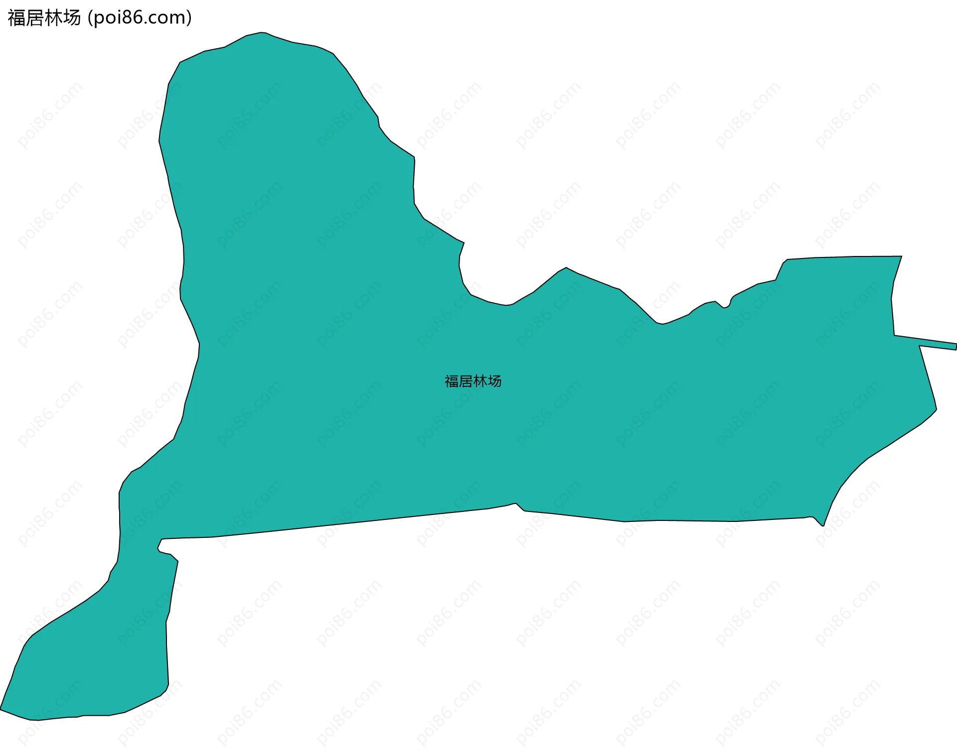福居林场边界地图
