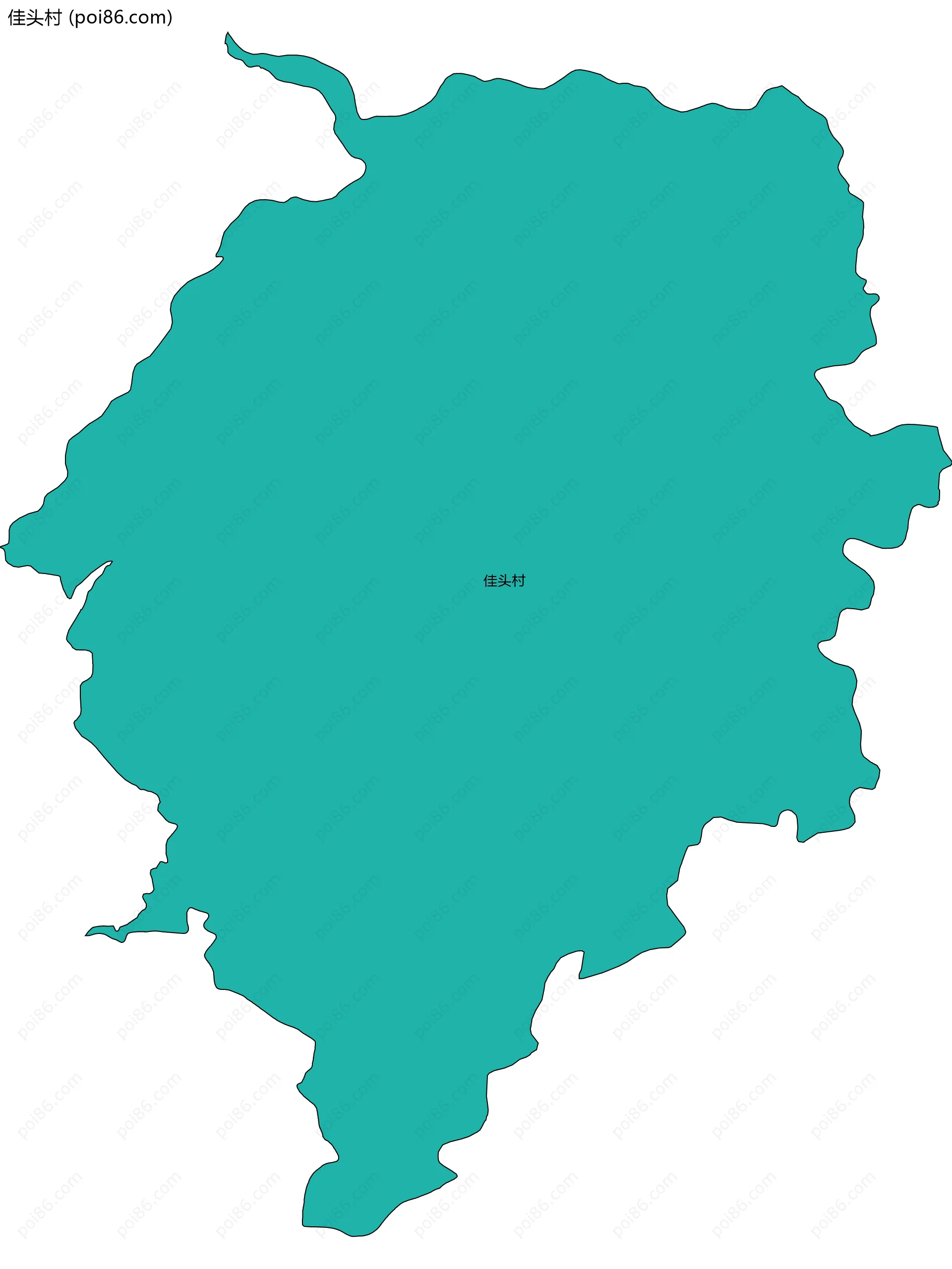 佳头村边界地图