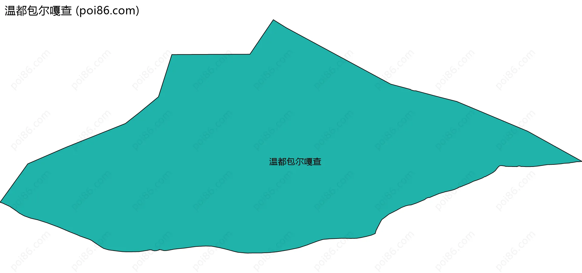 温都包尔嘎查边界地图