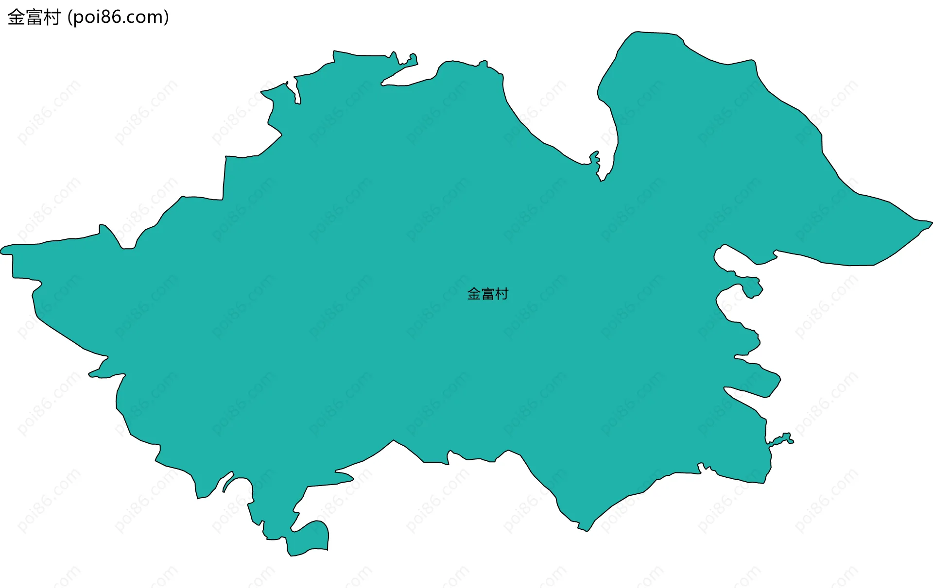 金富村边界地图