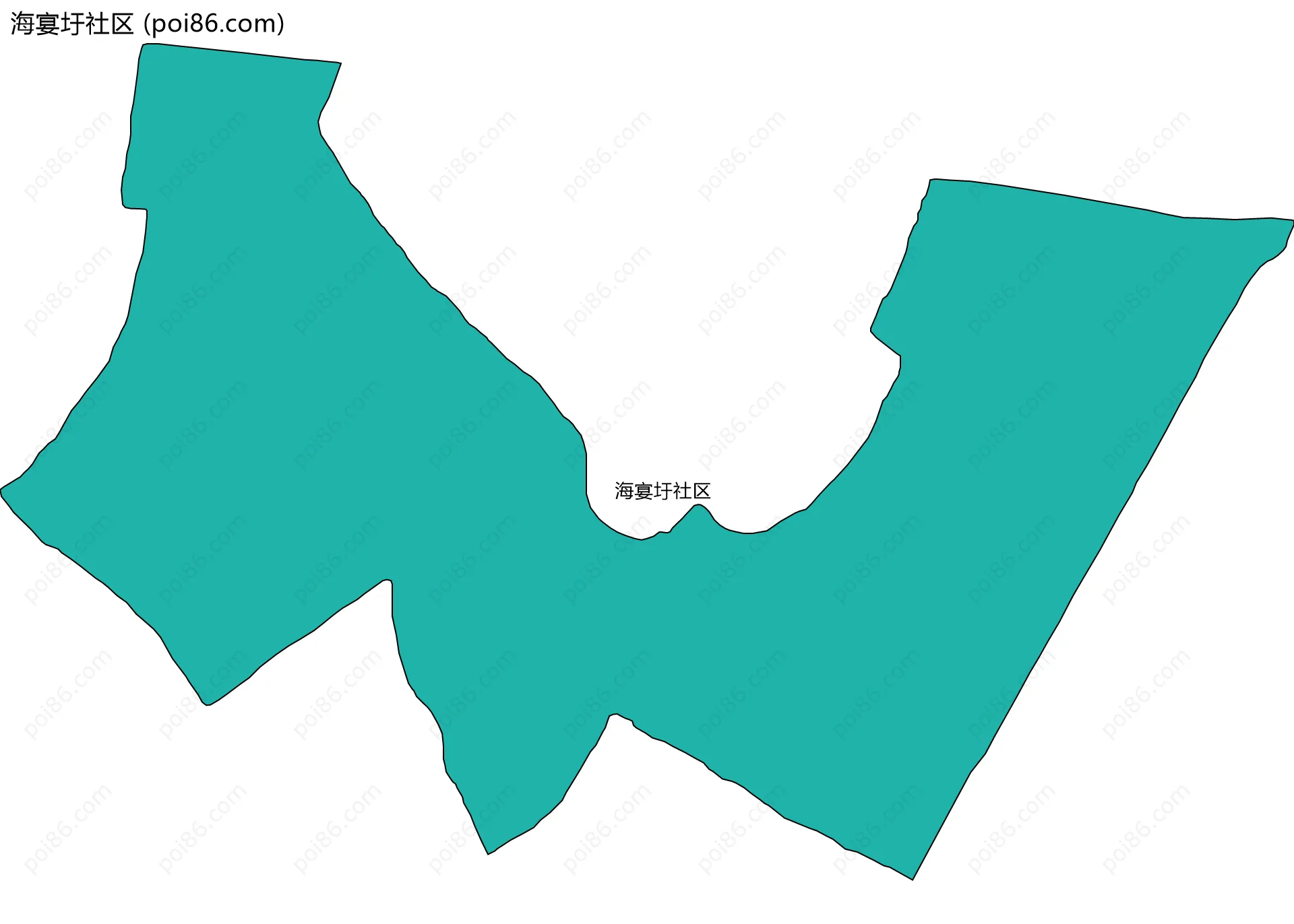 海宴圩社区边界地图